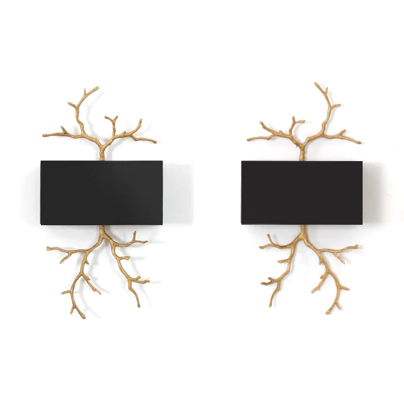 Brass Branch Wall Lamp - Lumpaz