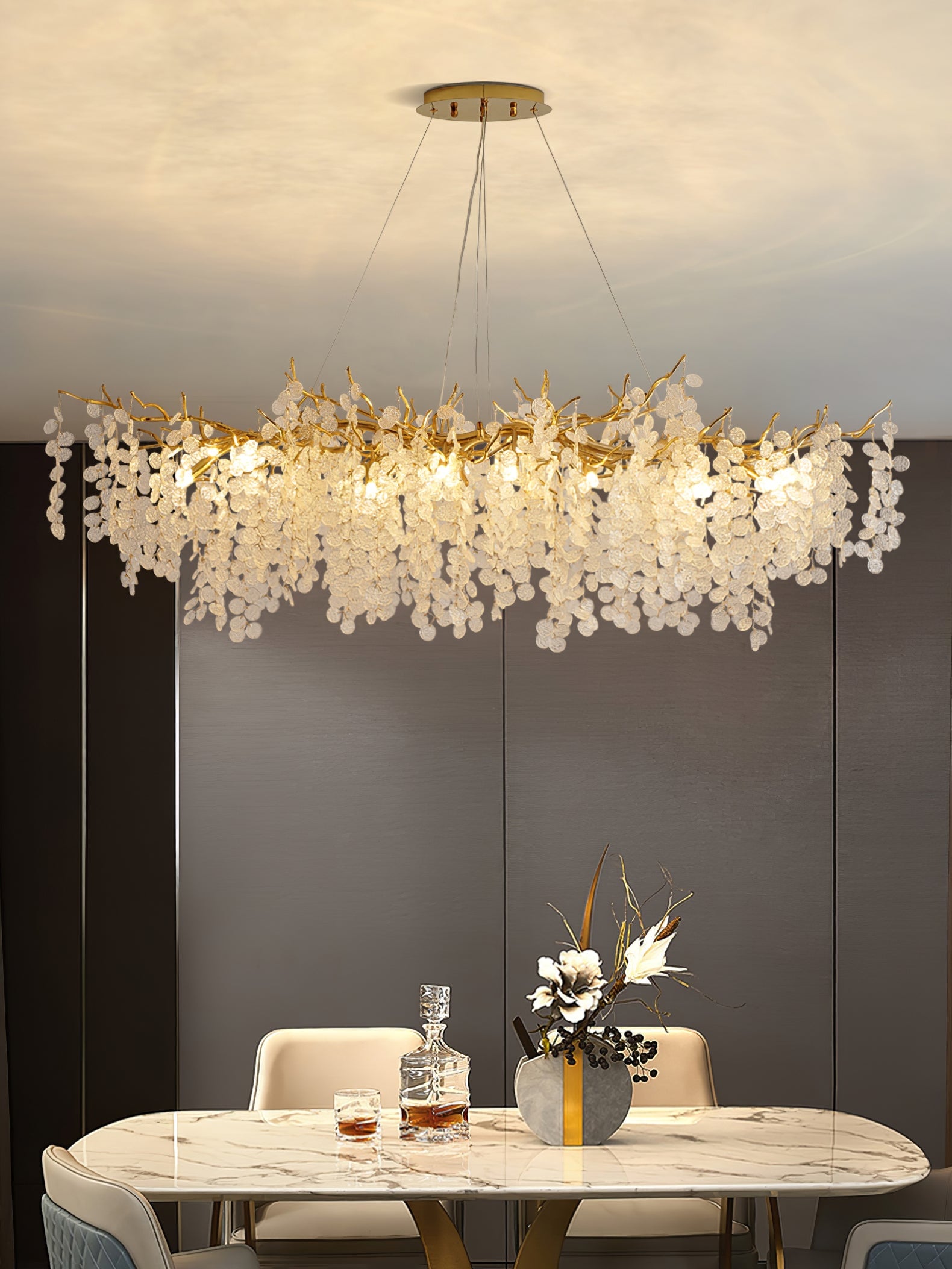Shiro Noda Glass Chandeliers - Lumpaz