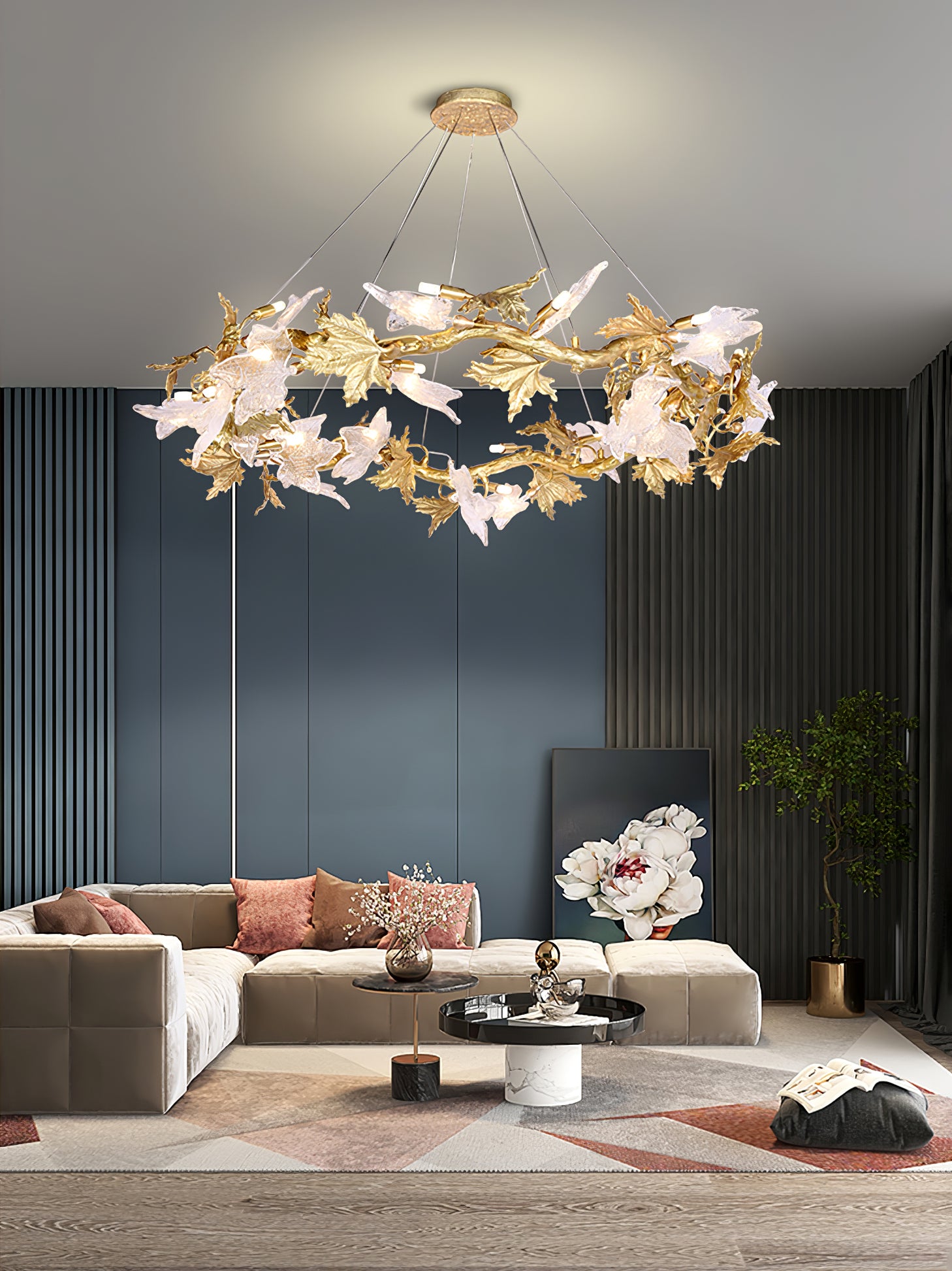 Folio Crown Chandelier - Lumpaz