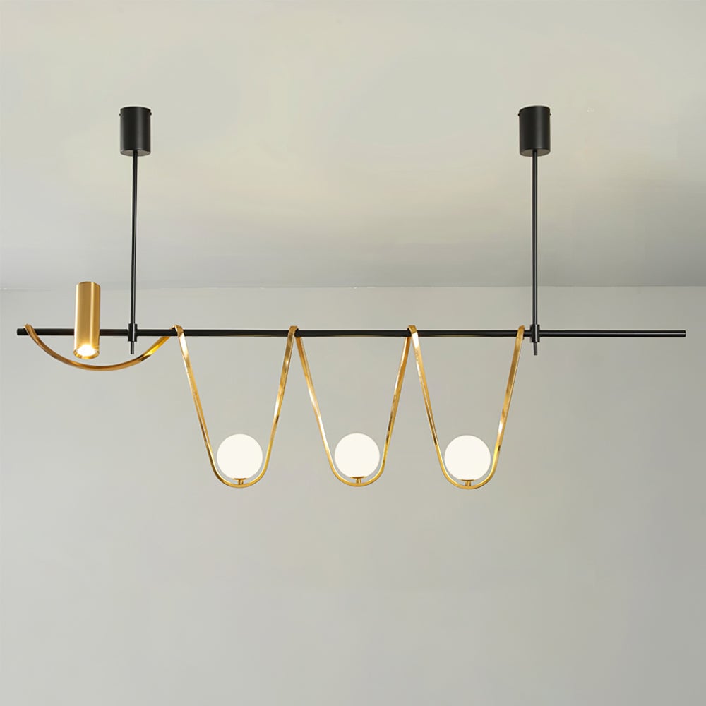 Linear Island Chandelier - Lumpaz