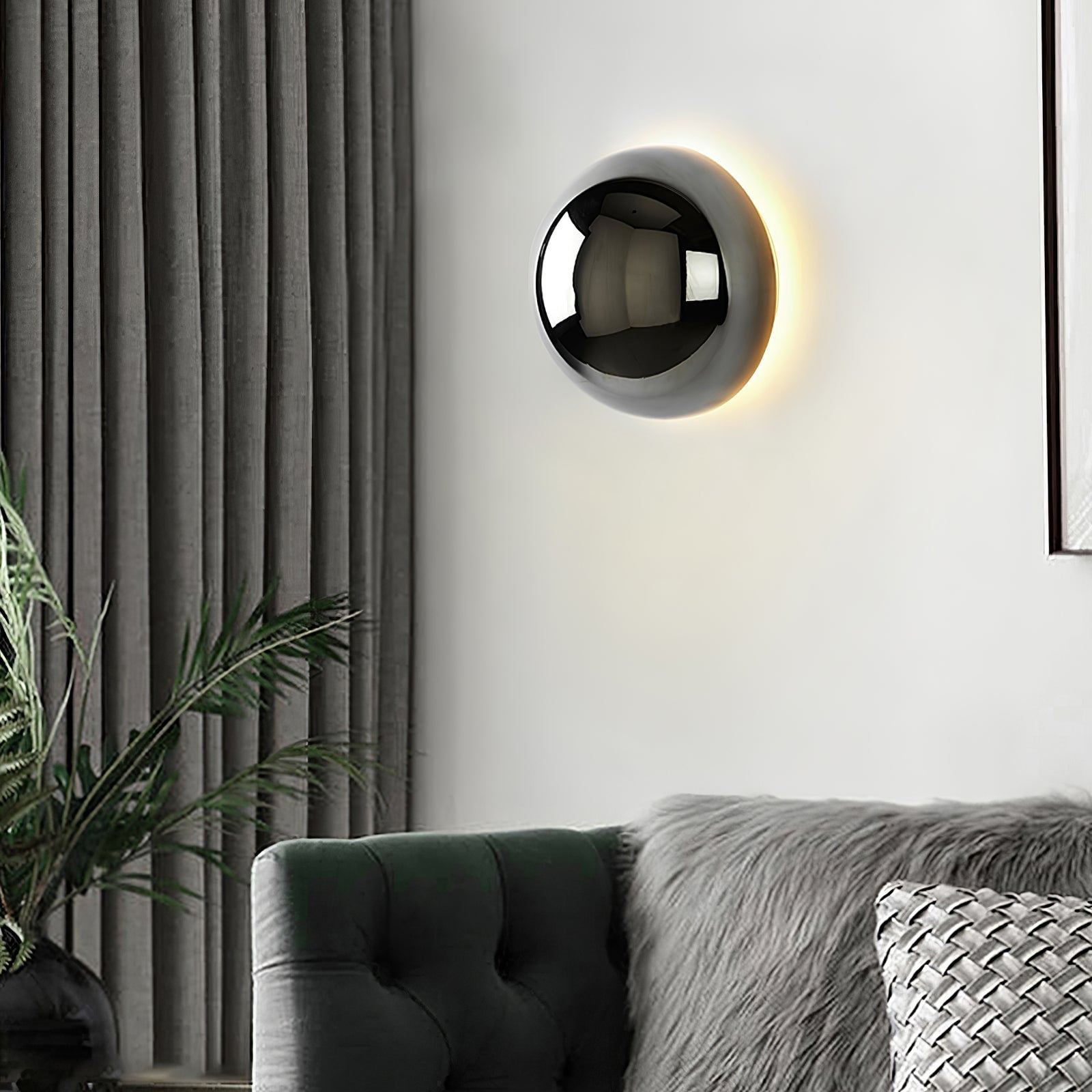 Round Metal Wall Lamp - Lumpaz