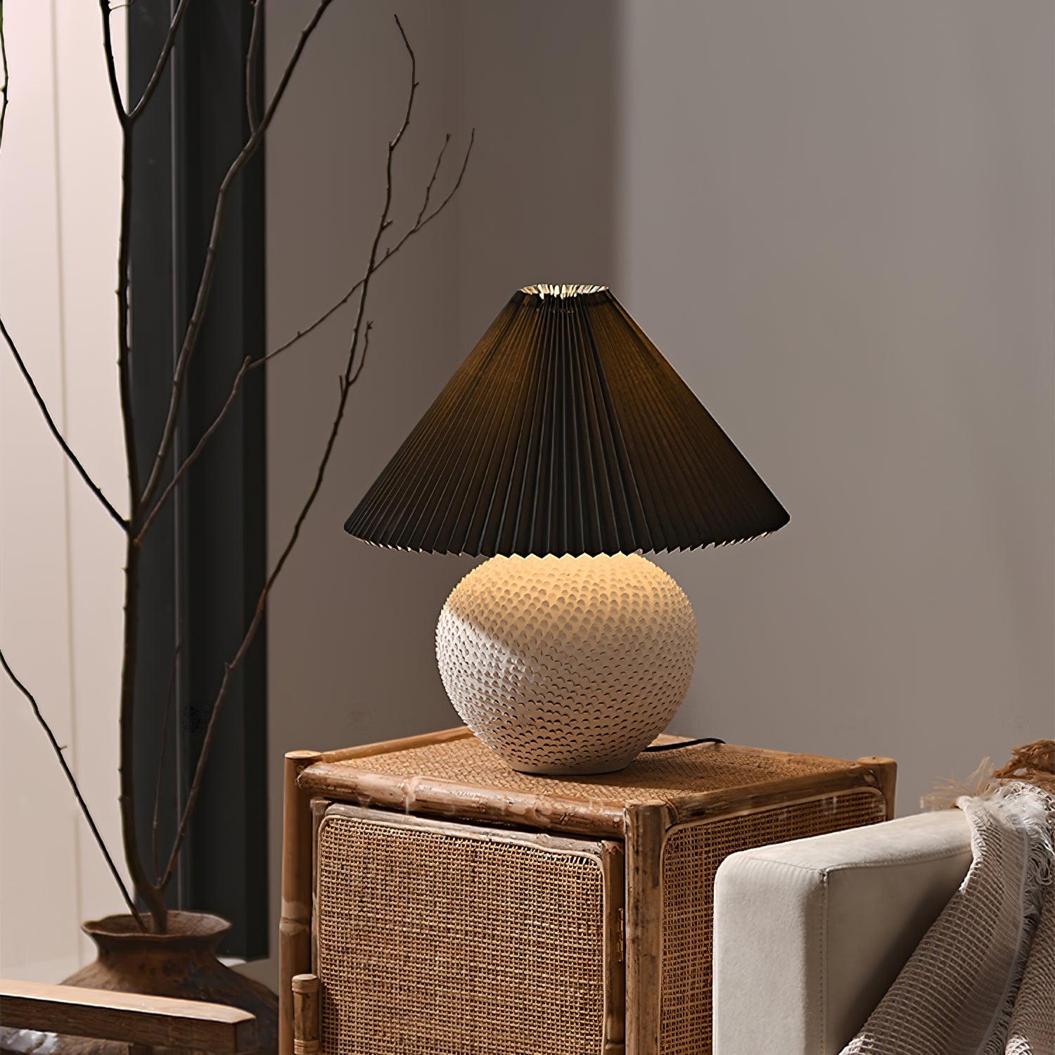Textured Ceramic Table Light - Lumpaz