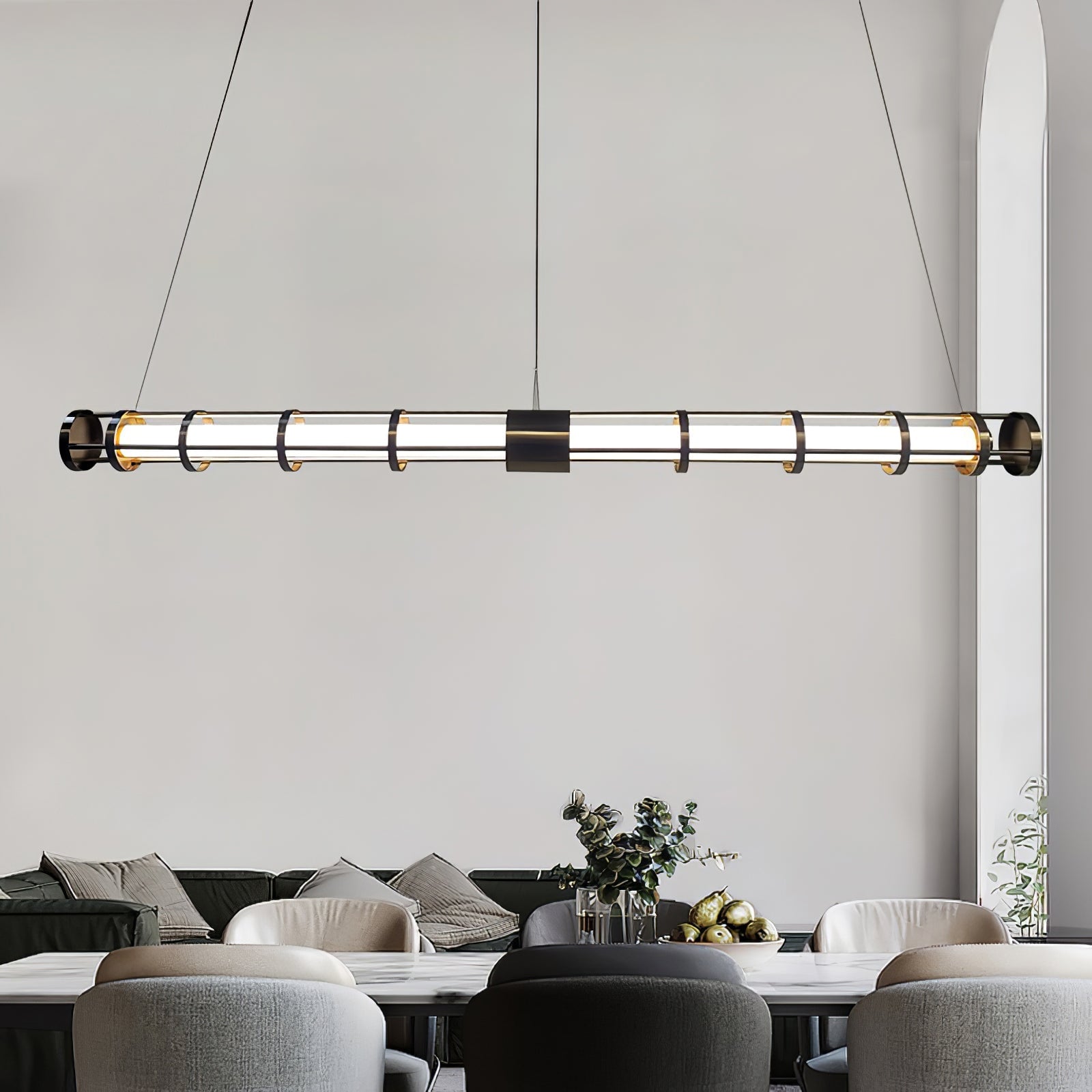 Round Tube Pendant Lamp - Lumpaz