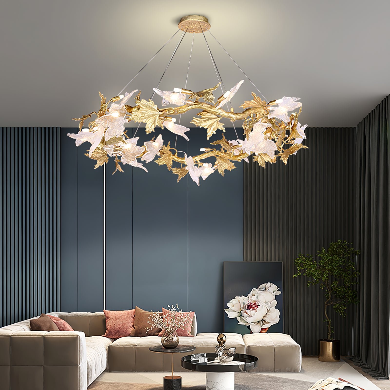 Folio Crown Chandelier - Lumpaz