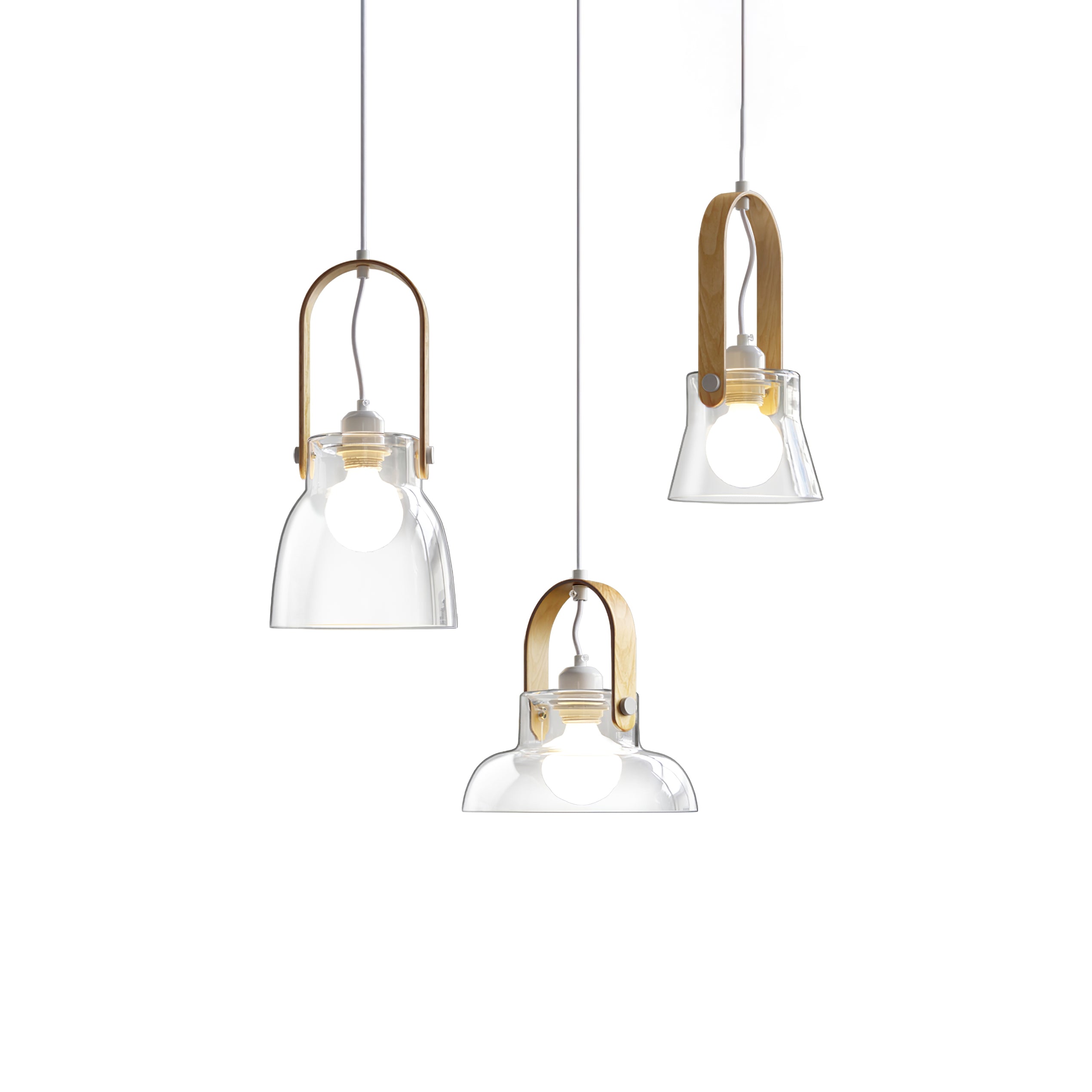 Skandi Glass Pendant Lamp - Lumpaz