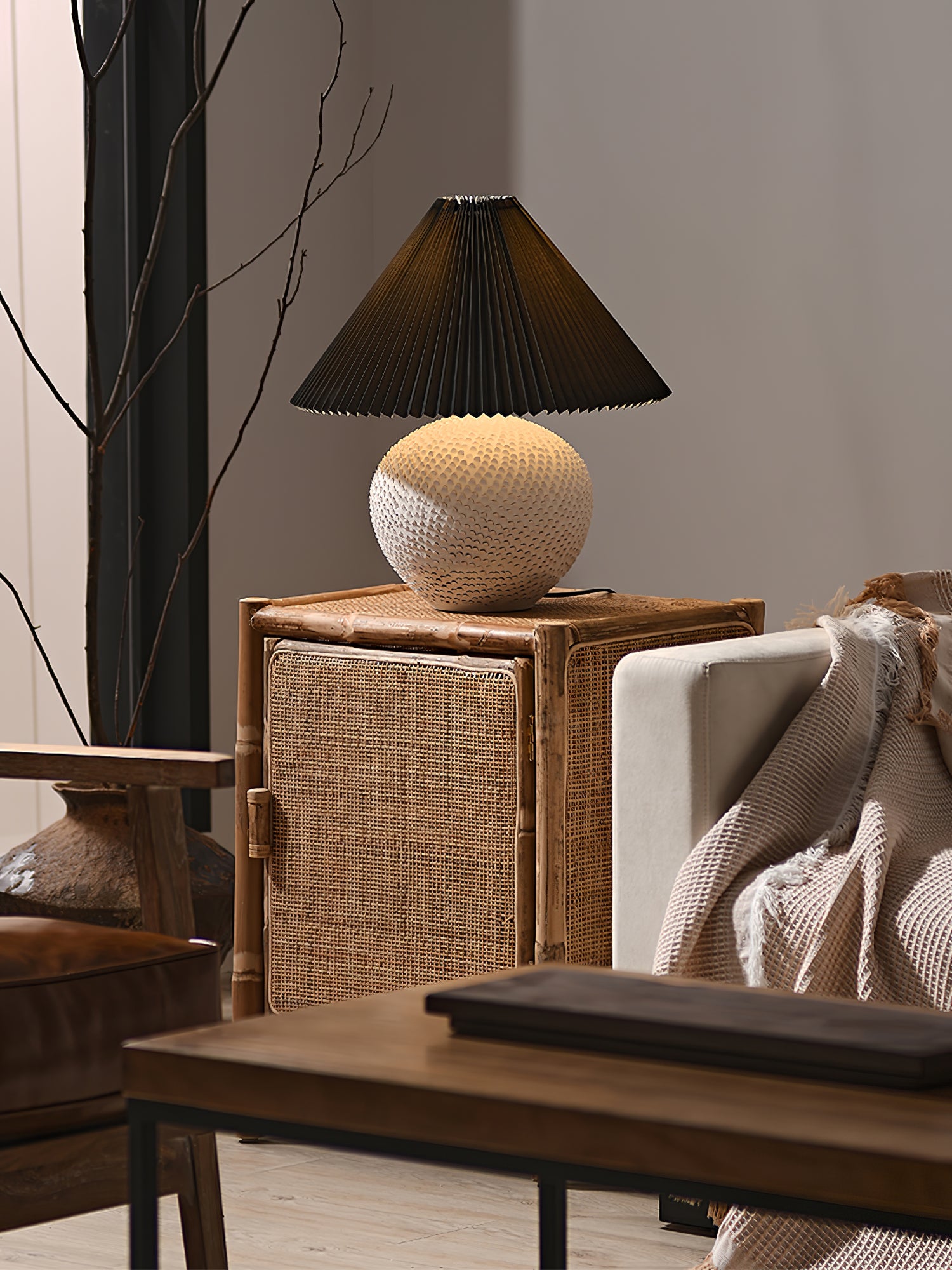 Textured Ceramic Table Light - Lumpaz