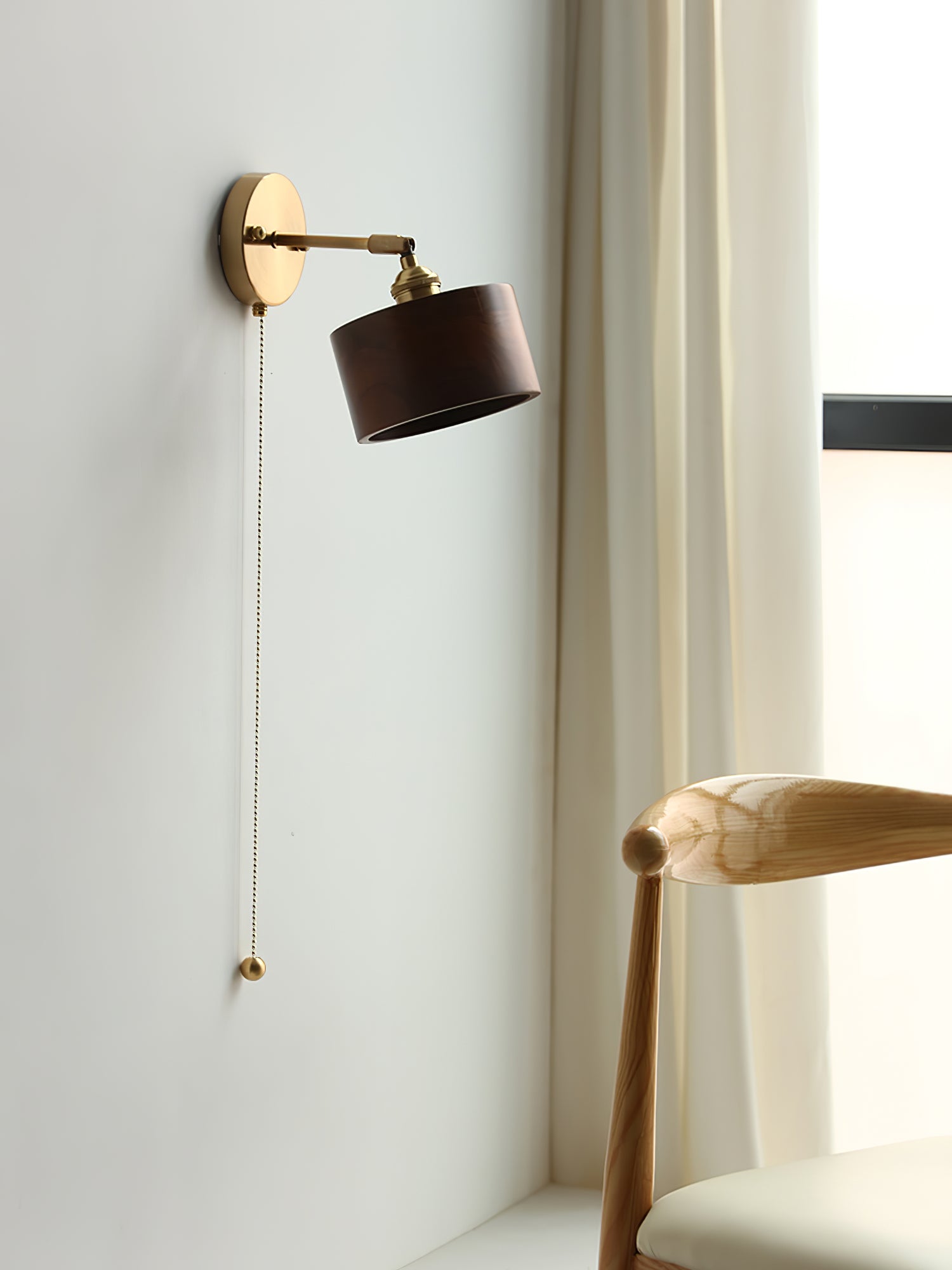 Rotatable Wooden Wall Lamp - Lumpaz
