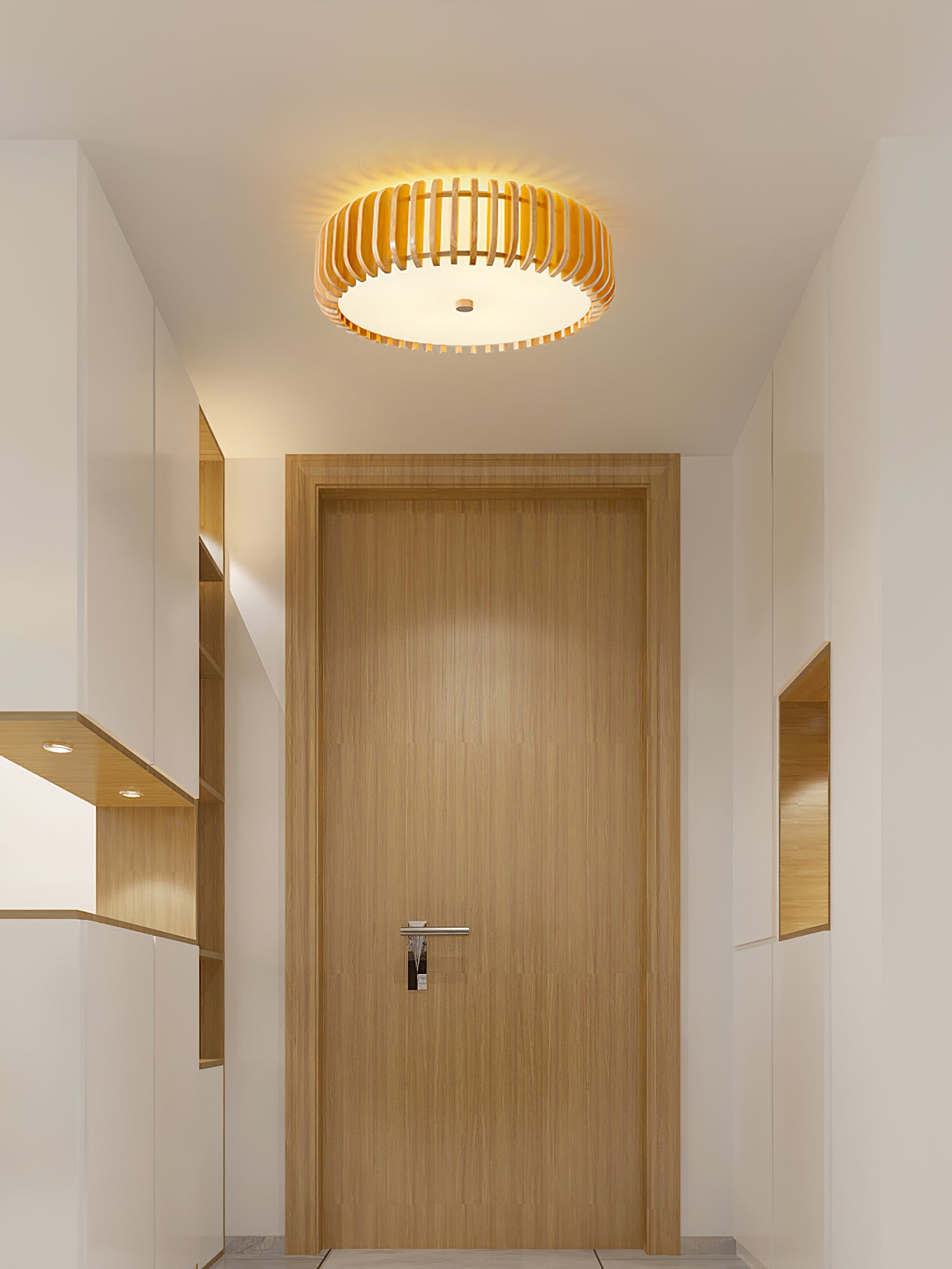 Wooden Drum Ceiling Lamp - Lumpaz