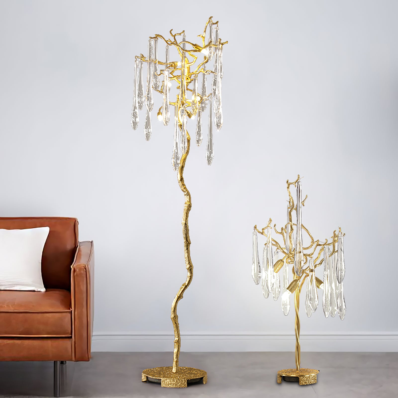 Aqua Willow Table Lamp - Lumpaz