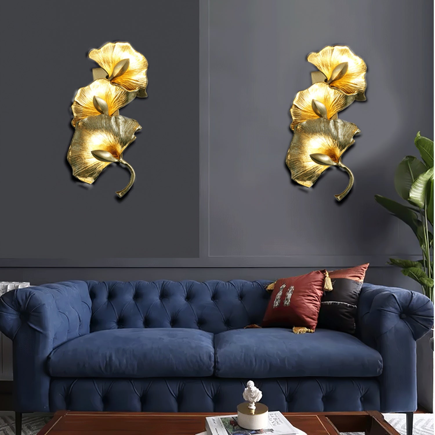 Ginkgo Leaf Wall Lamp - Lumpaz