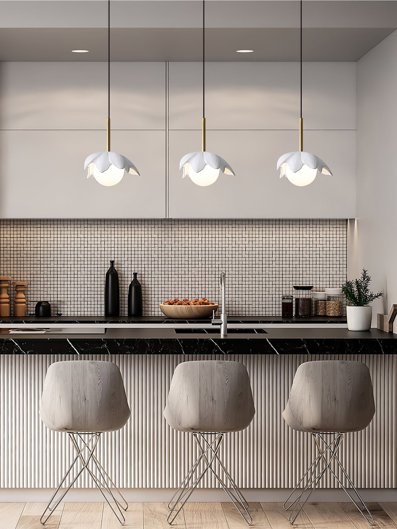 Resin Small Pendant Light - Lumpaz