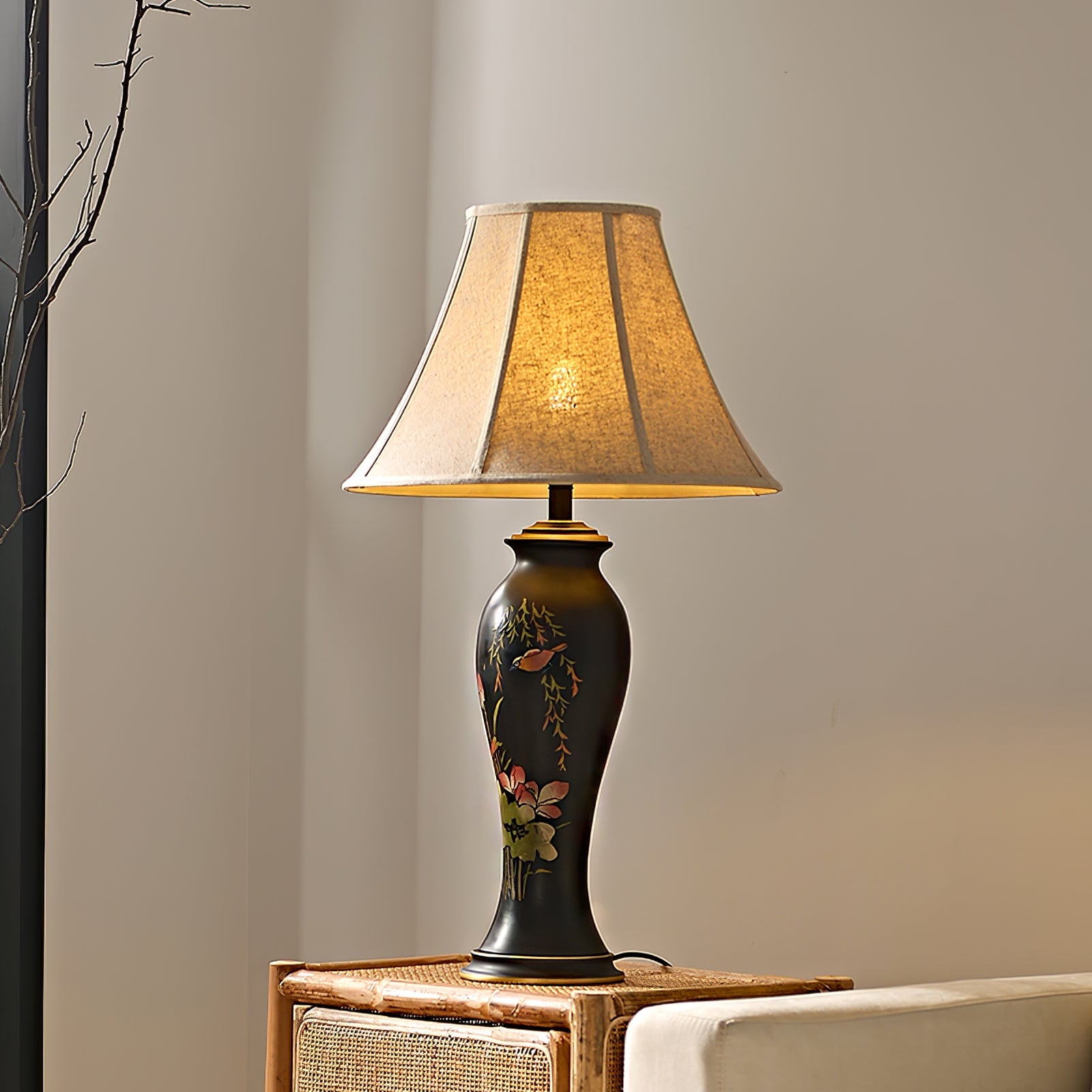 Lotus Ceramic Table Lamp - Lumpaz