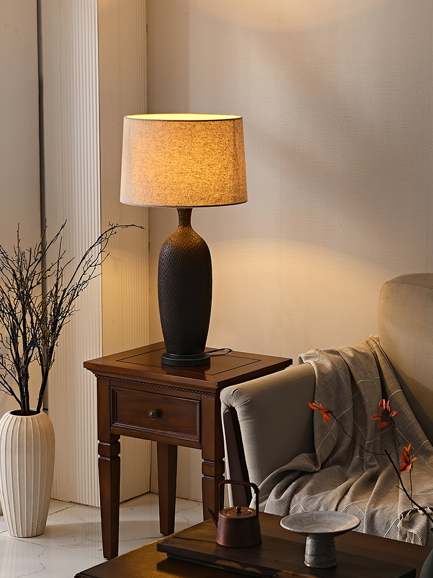 Norderney Ceramic Table Lamp - Lumpaz