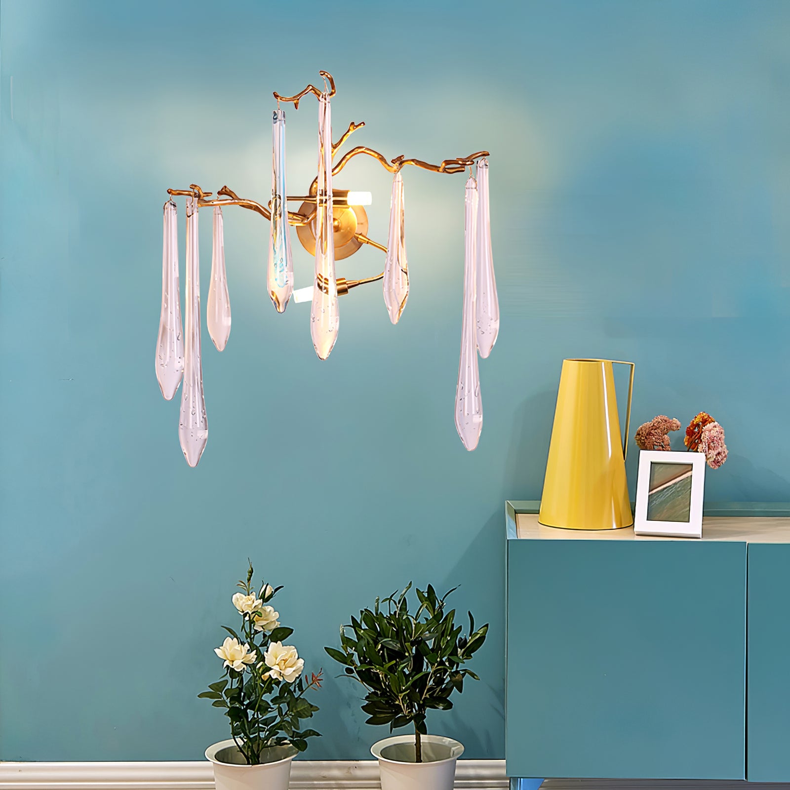 Aqua Salix Wall Lamp - Lumpaz