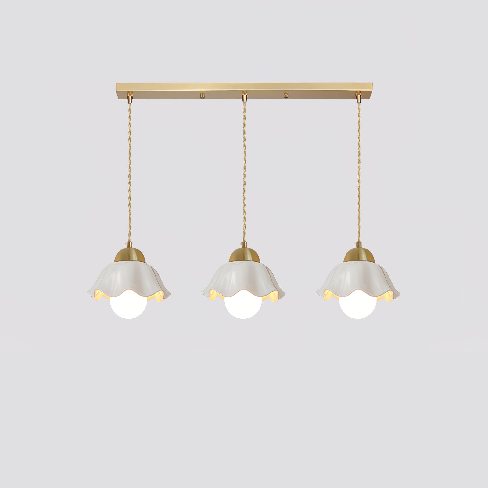 Ceramics Floral Pendant Light - Lumpaz