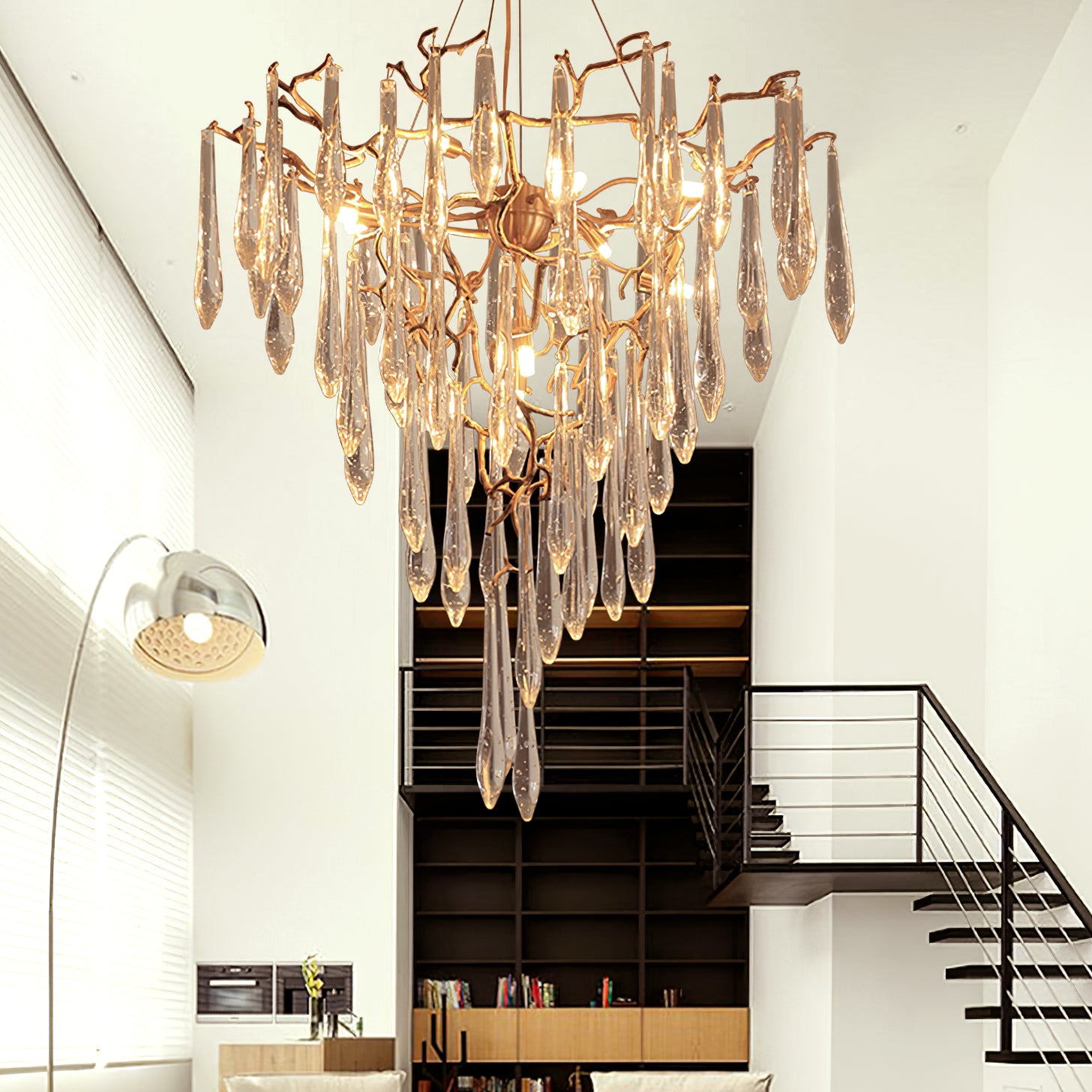Icicle Crystal Chandelier - Lumpaz