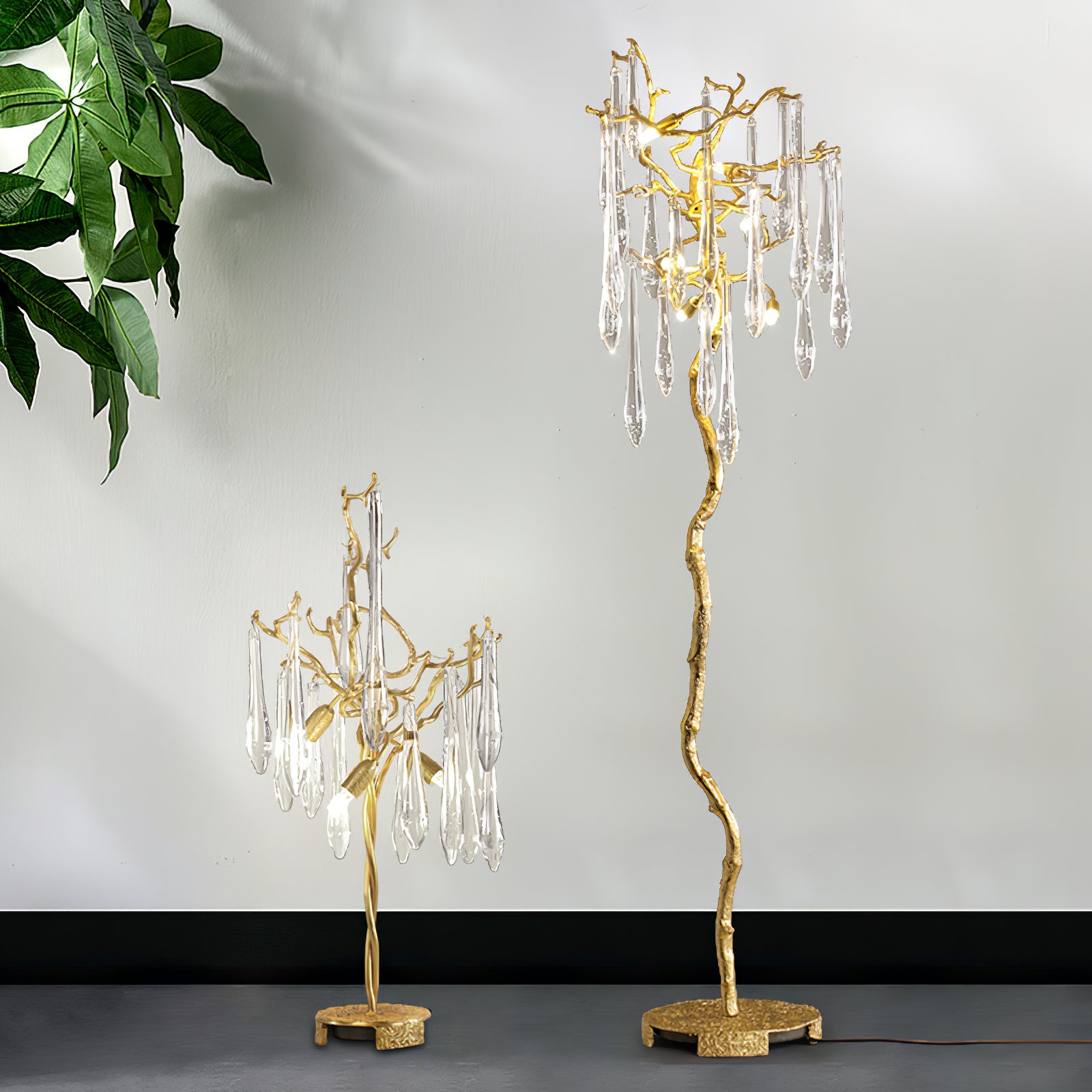 Aqua Willow Table Lamp - Lumpaz