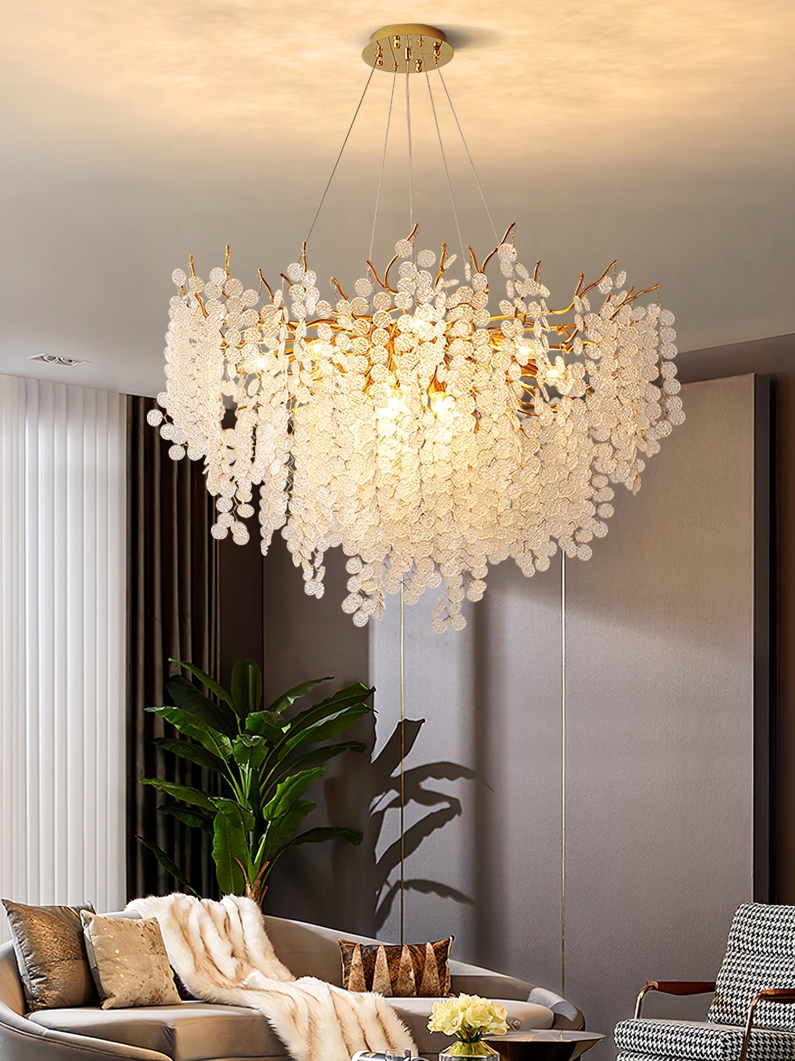 Shiro Noda Glass Chandeliers - Lumpaz