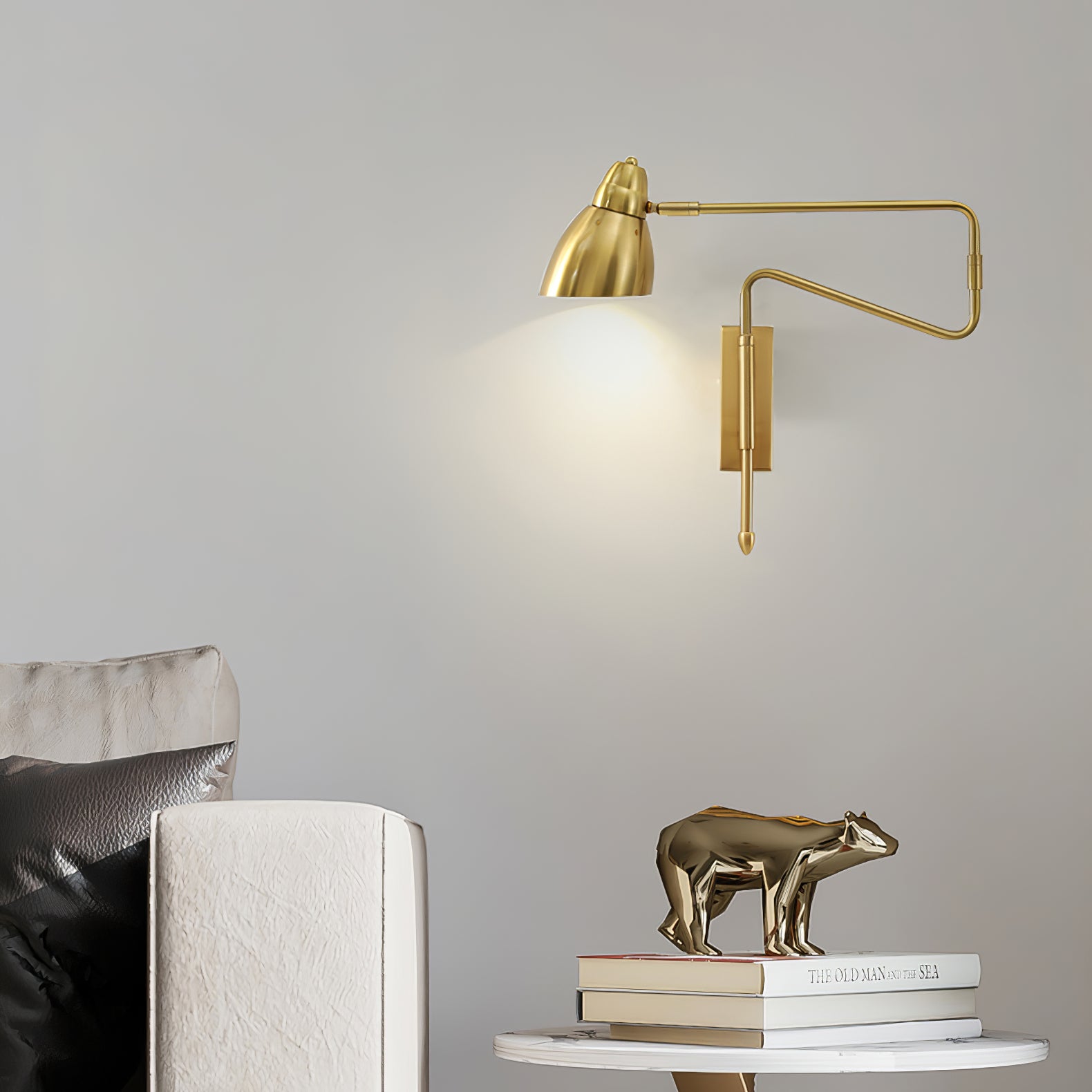 Long Arm Rotating Wall Lamp - Lumpaz