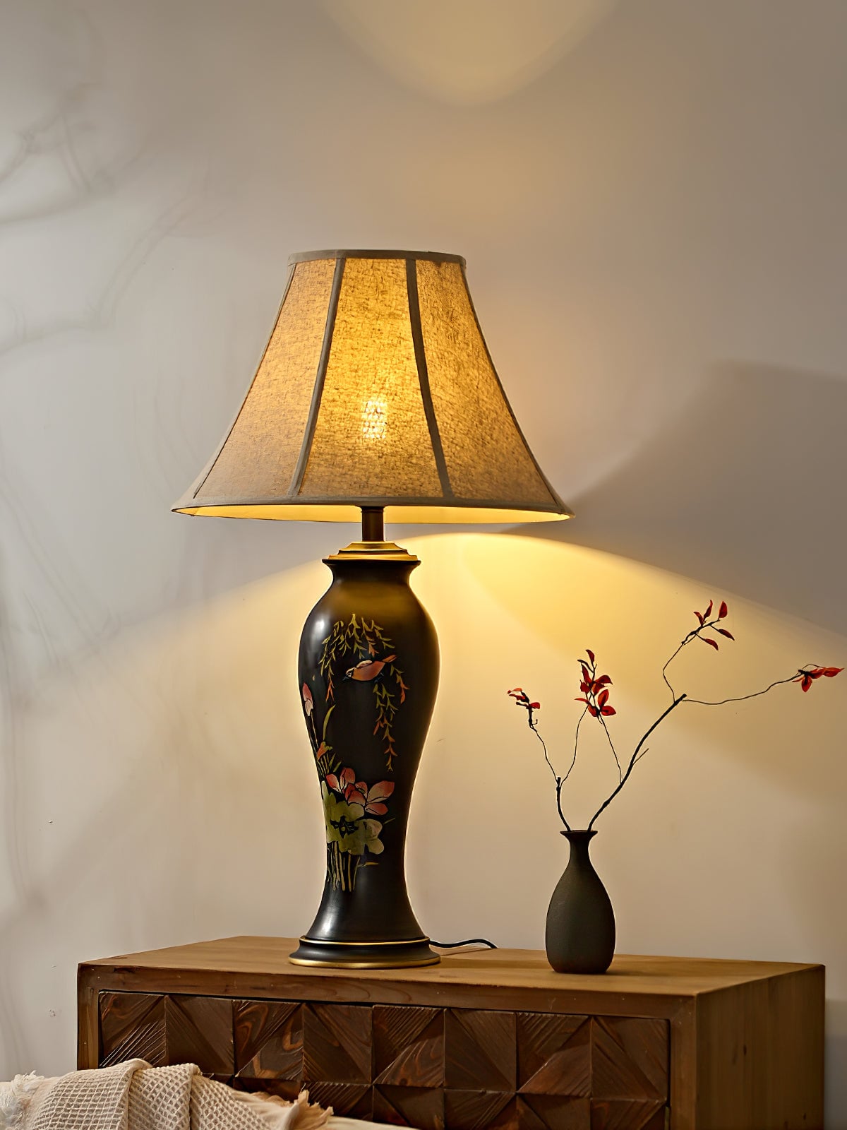 Lotus Ceramic Table Lamp - Lumpaz