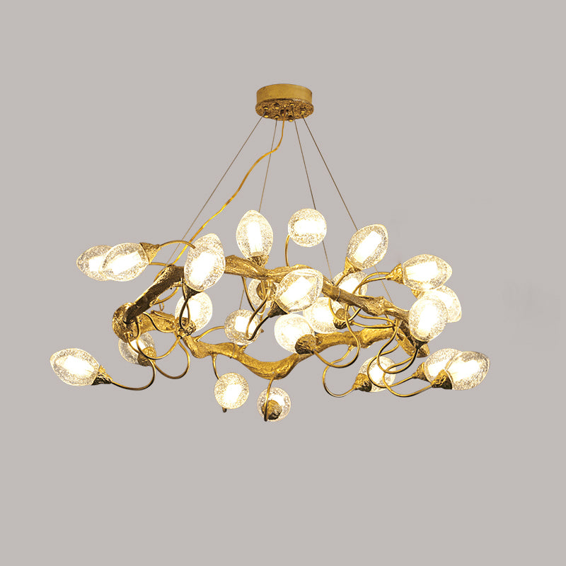 Lotus Brass Chandeliers - Lumpaz