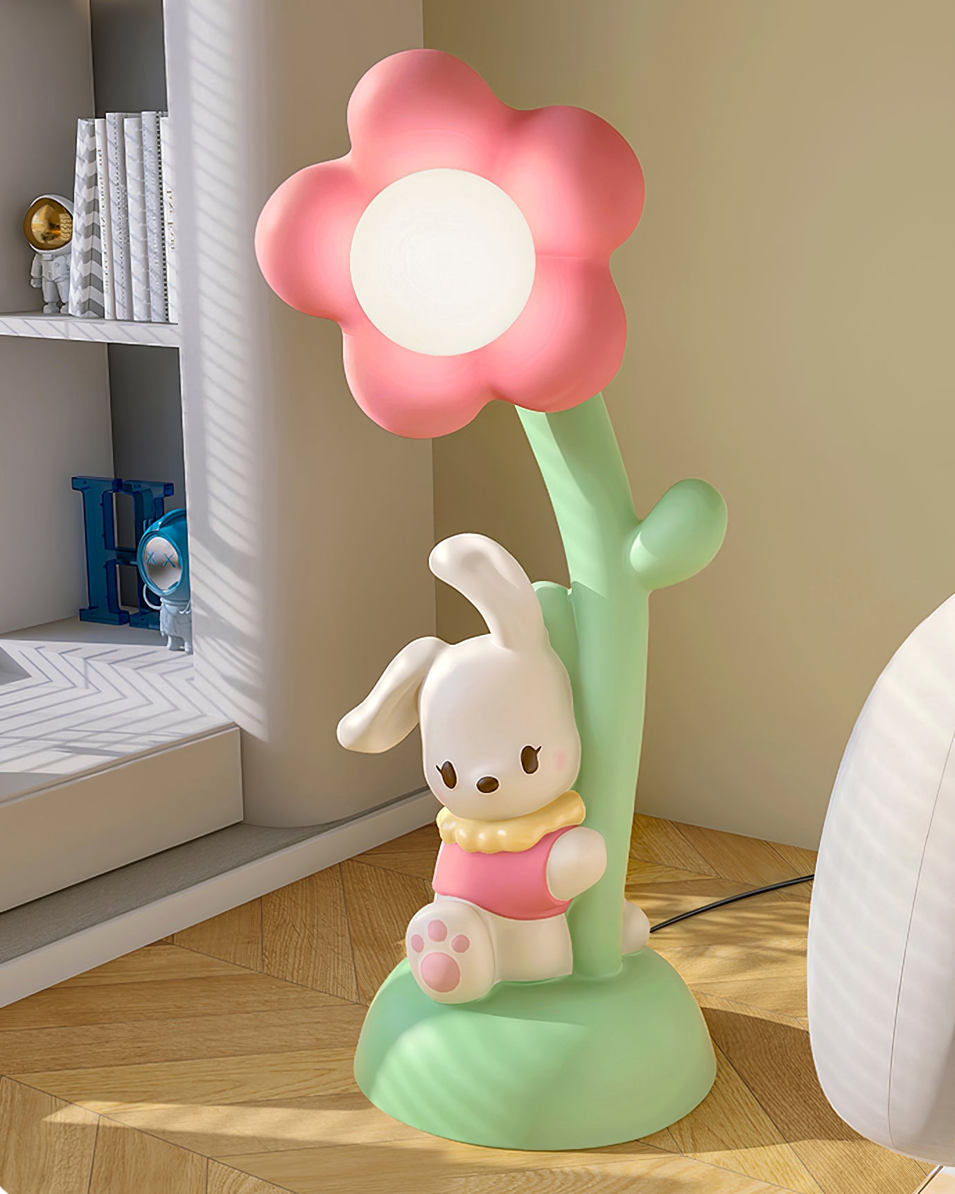 Bunny & Flower Floor Lamp - Lumpaz
