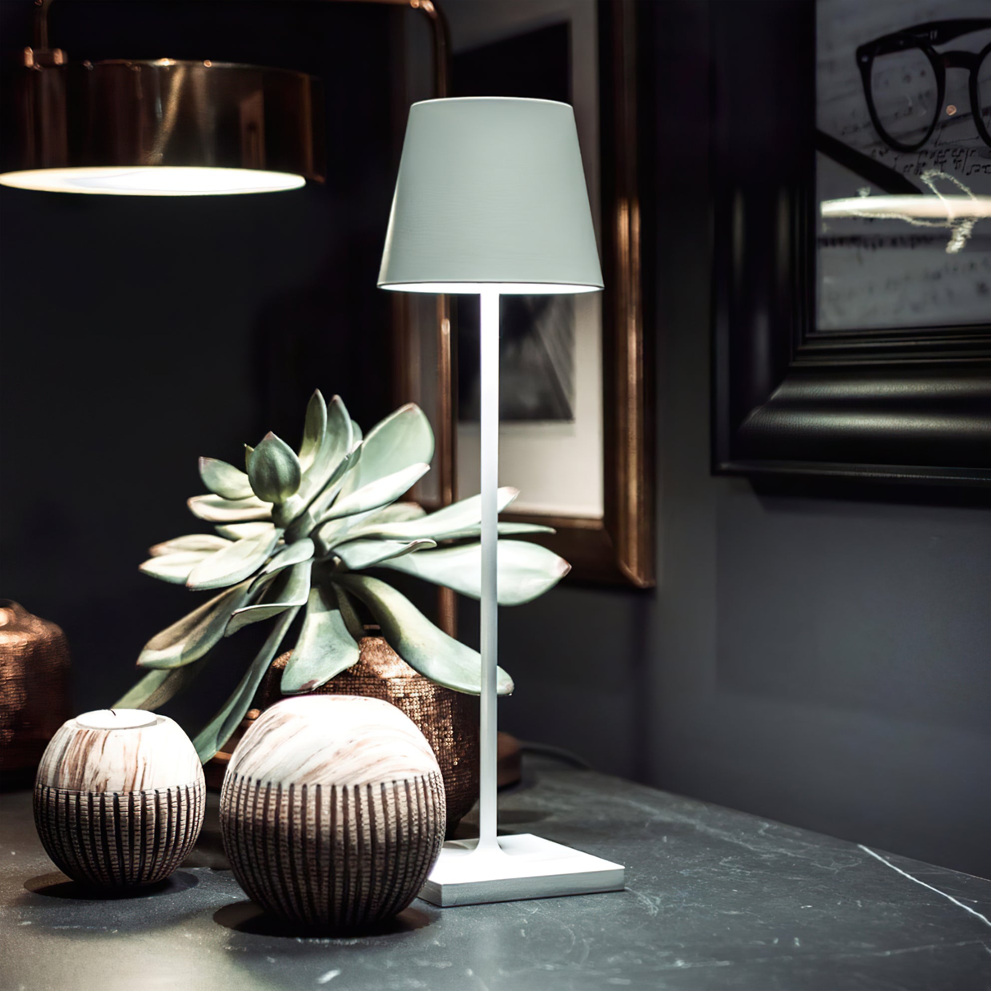 Poldina Built-in Battery Table Lamp - Lumpaz