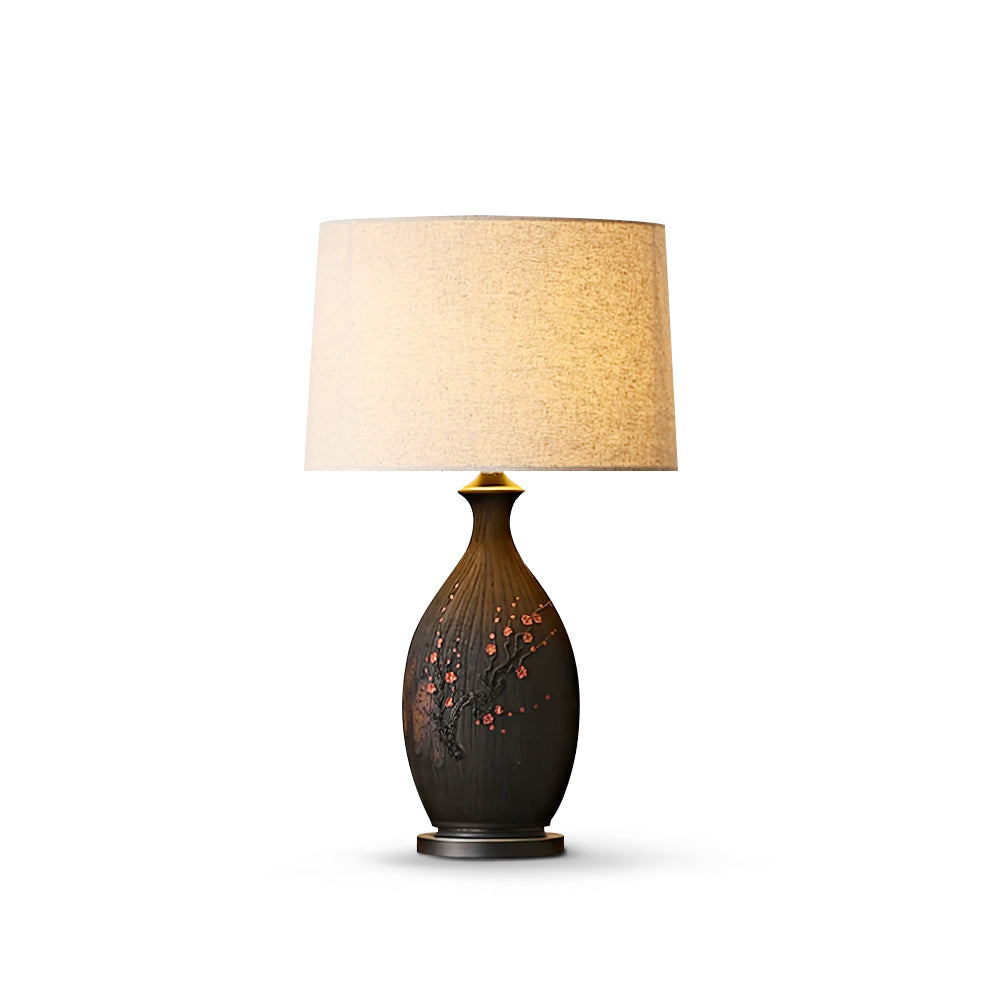 Plum Ceramic Table Lamp - Lumpaz