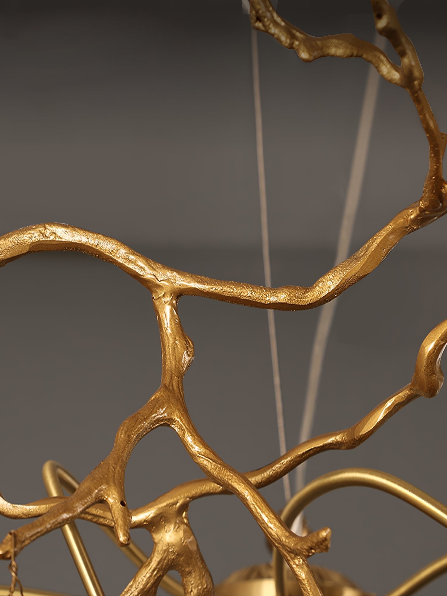 Teardrop Round Crystal Ceiling Lamp - Lumpaz