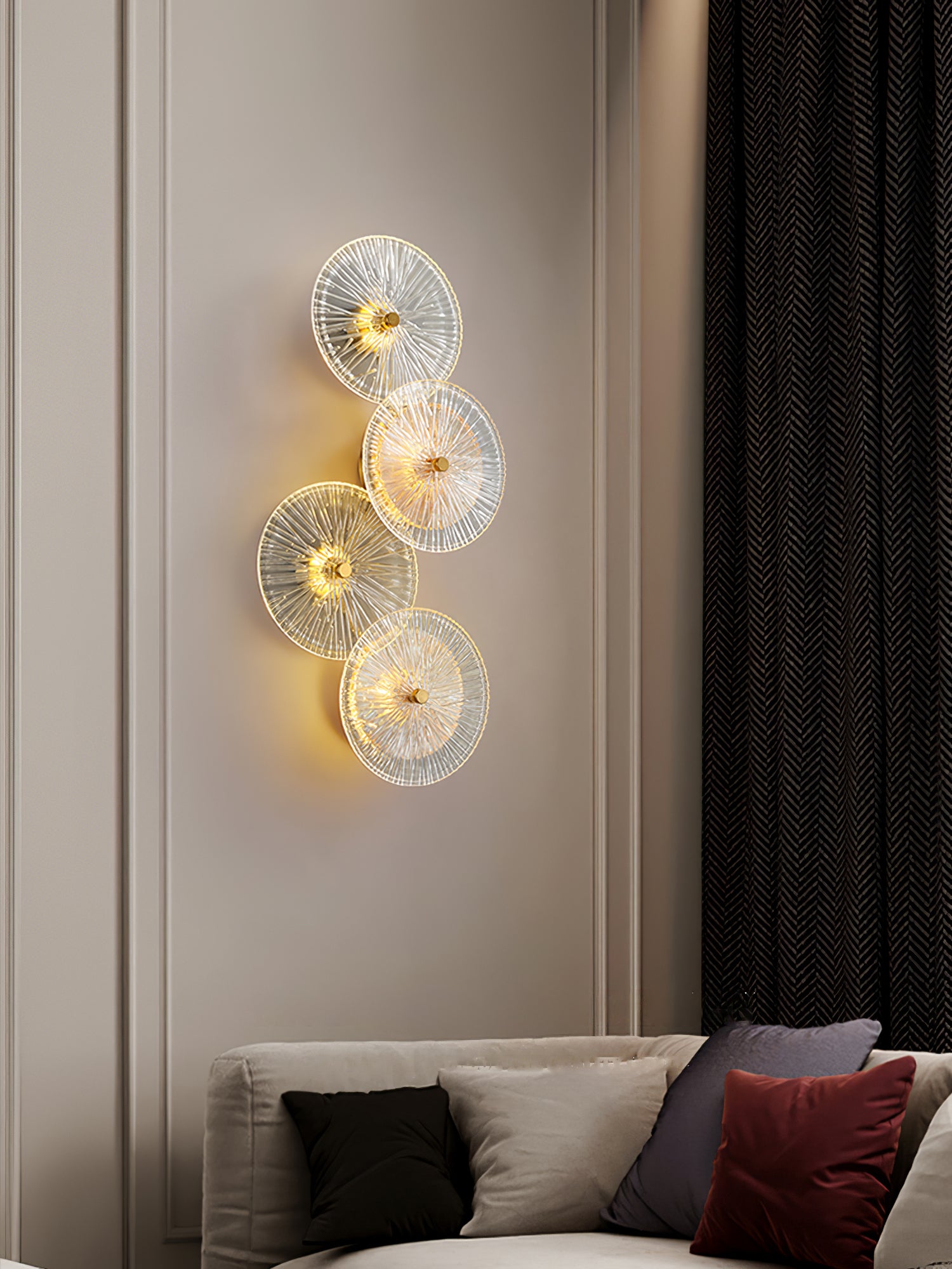 Lotus Leaves Wall Lamp - Lumpaz