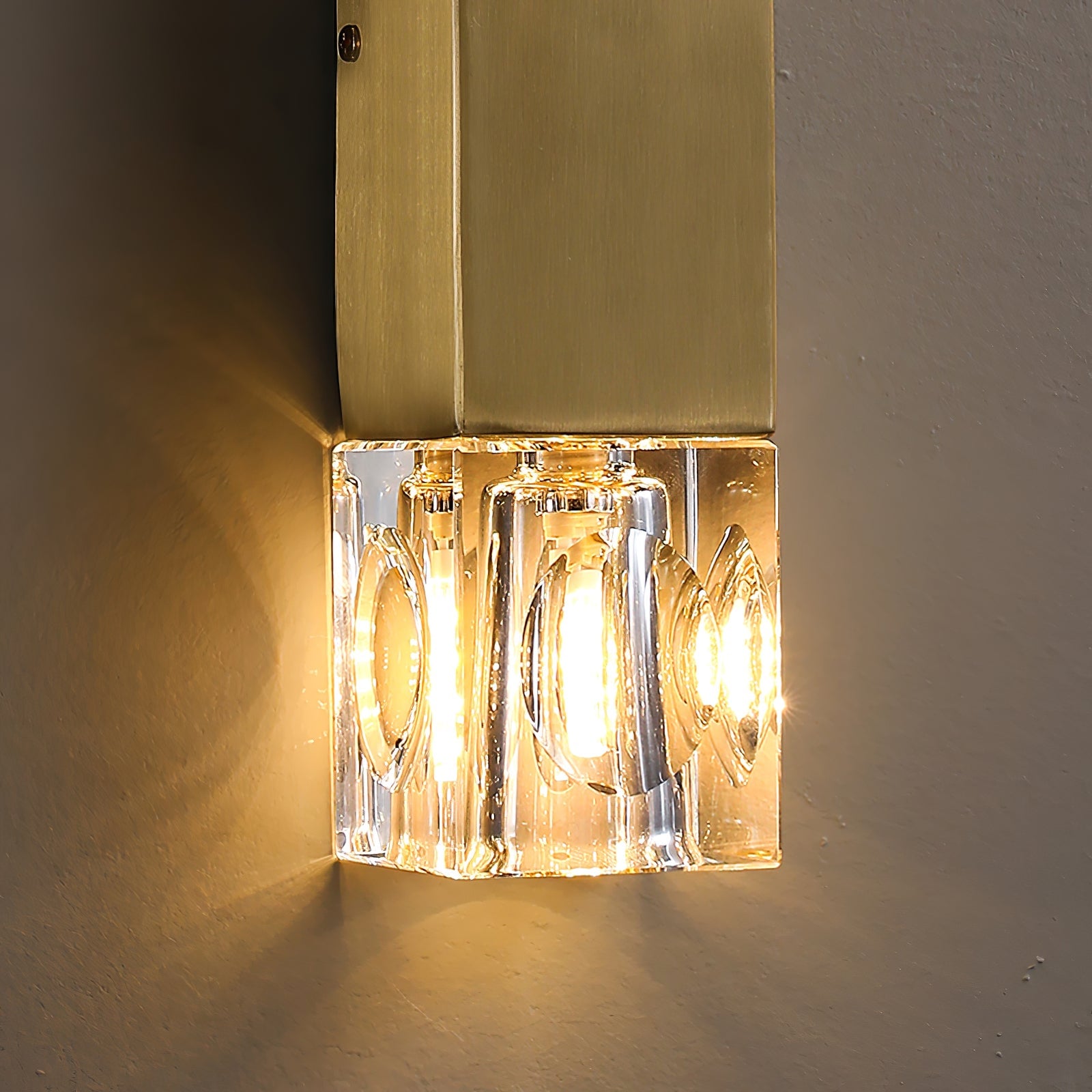 Rectangle Crystal Wall Lamp - Lumpaz
