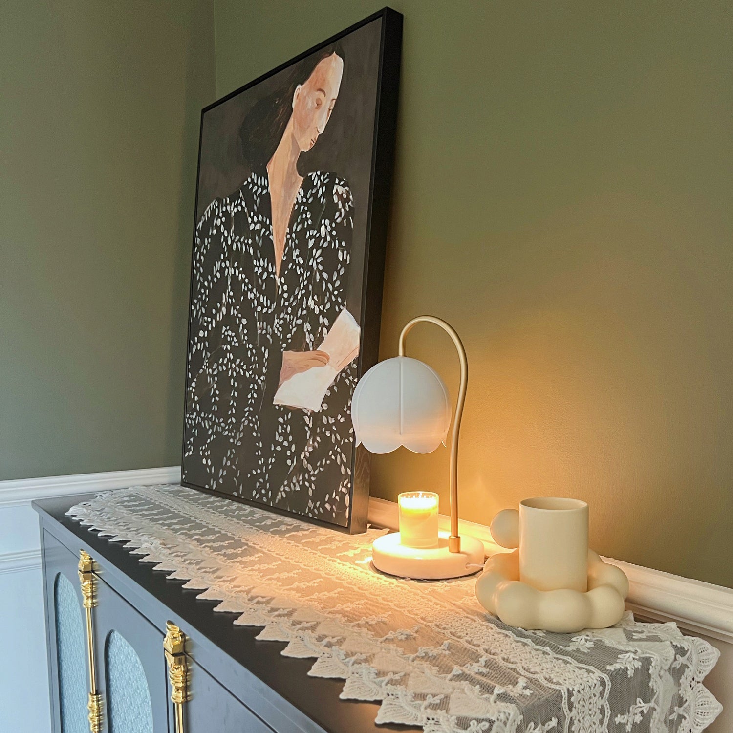 Flower Candle Warmer Lamp - Lumpaz