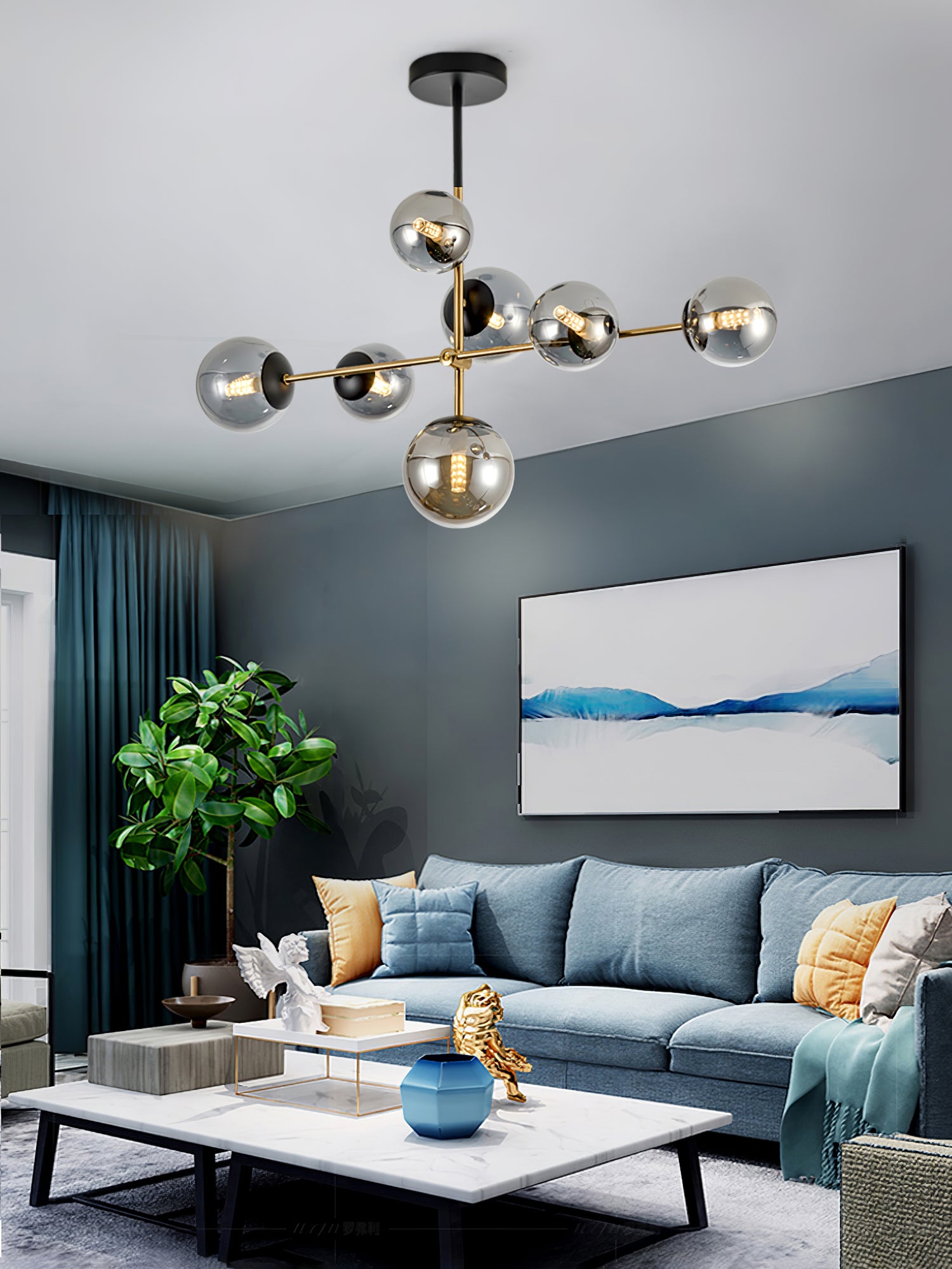 Fulesi Globe Chandelier - Lumpaz