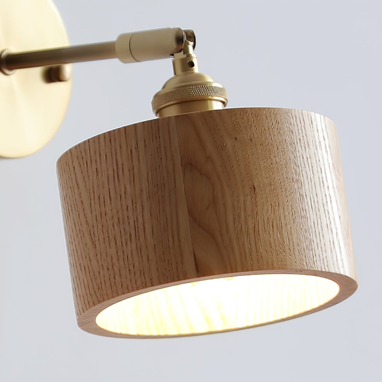 Rotatable Wooden Wall Lamp - Lumpaz