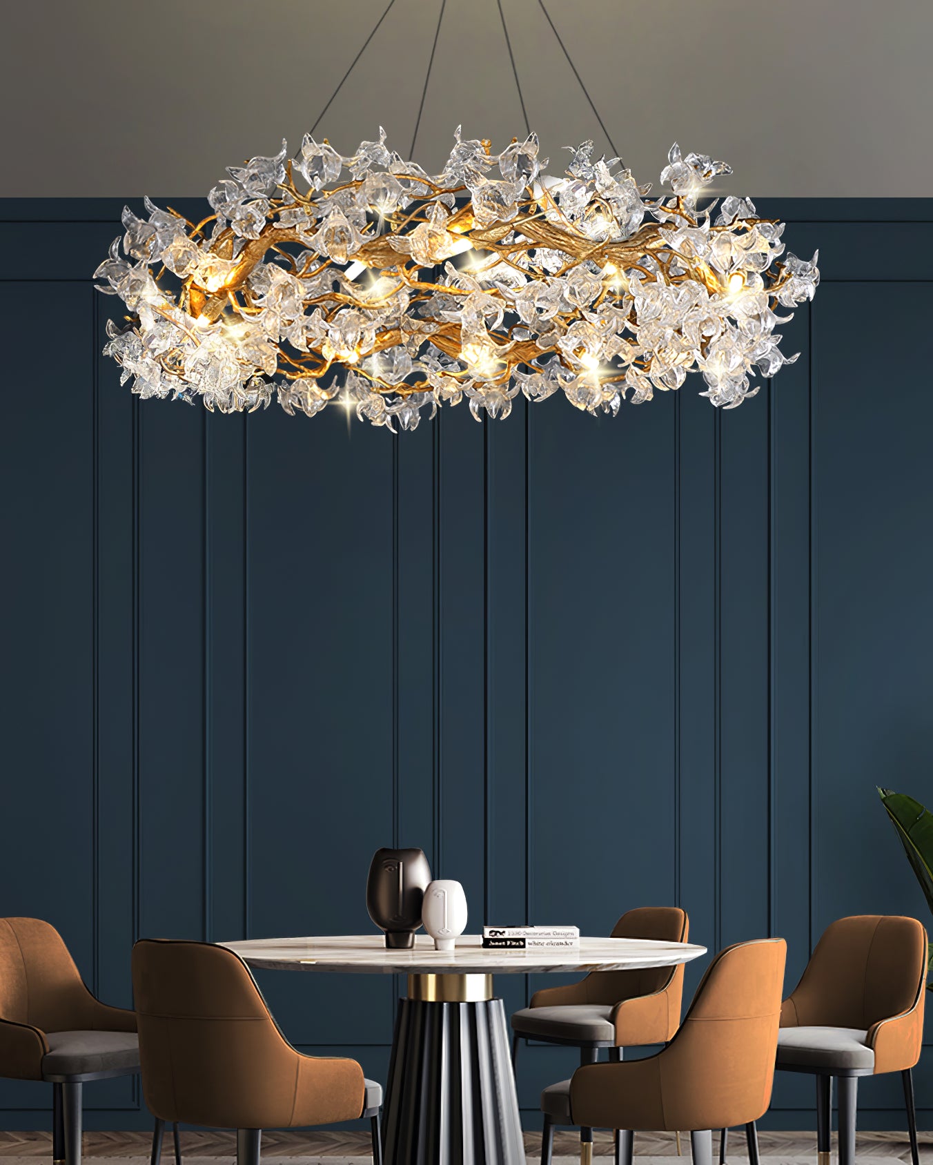 Hibiscus Flower Chandelier - Lumpaz