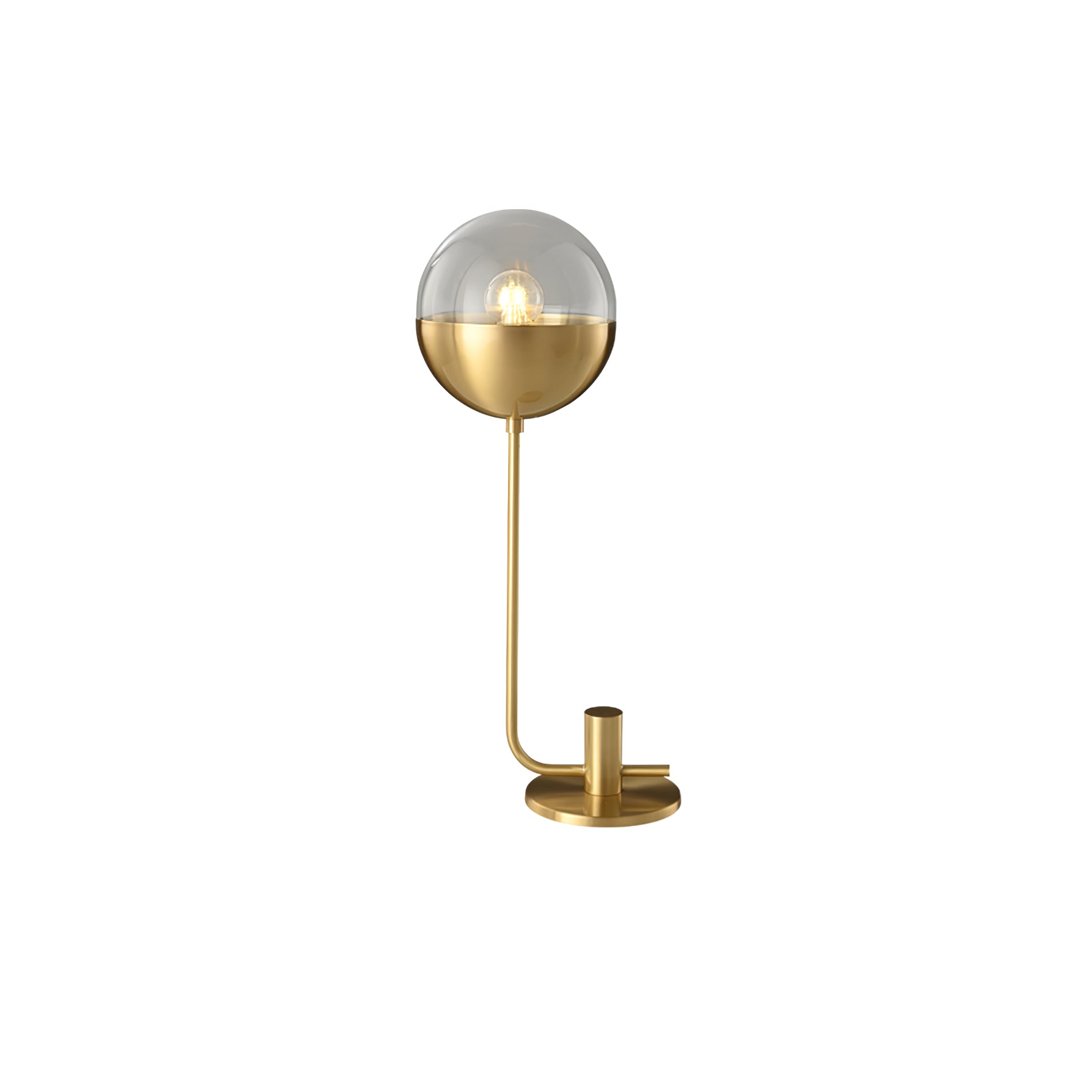 Brass Globular Table Lamp - Lumpaz