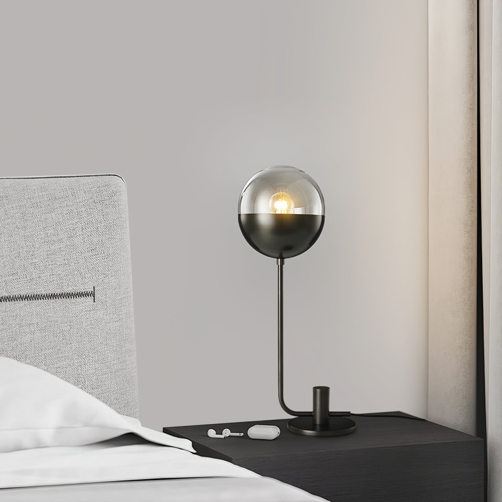 Brass Globular Table Lamp - Lumpaz