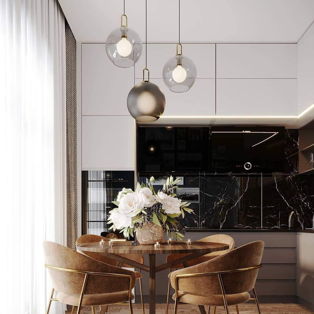 Pendulum Glass Pendant Lamp - Lumpaz