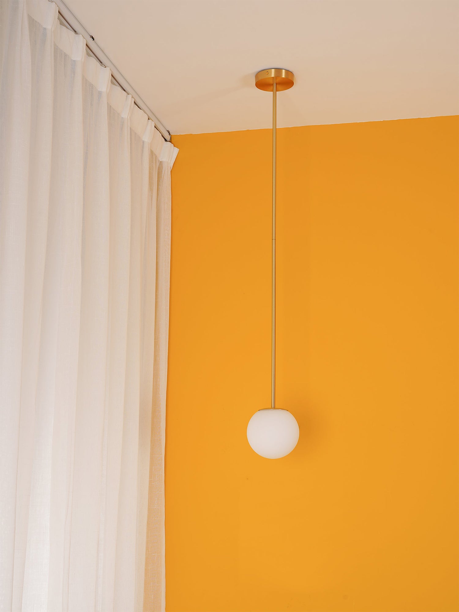 Brass Architectural Pendant Light - Lumpaz