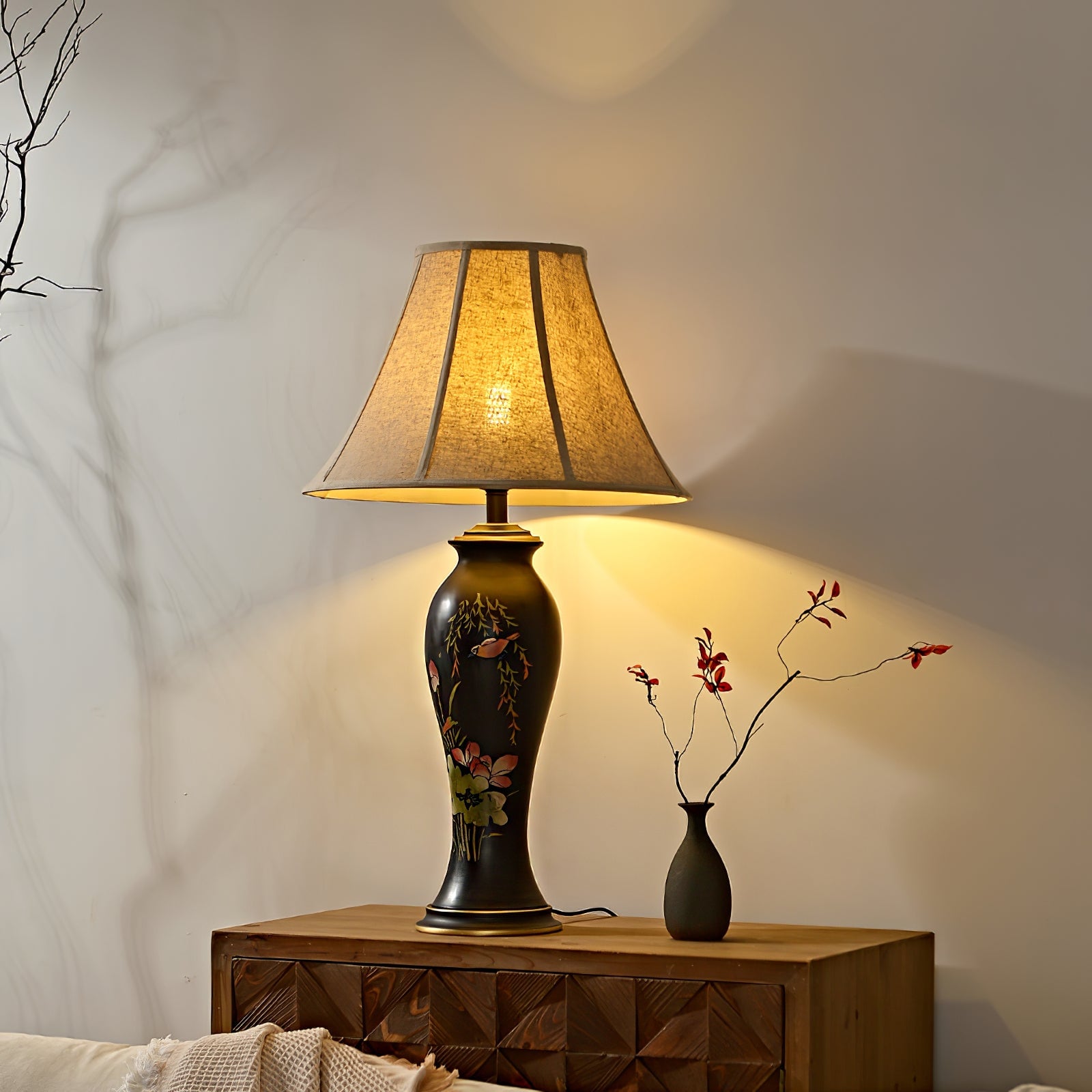 Lotus Ceramic Table Lamp - Lumpaz