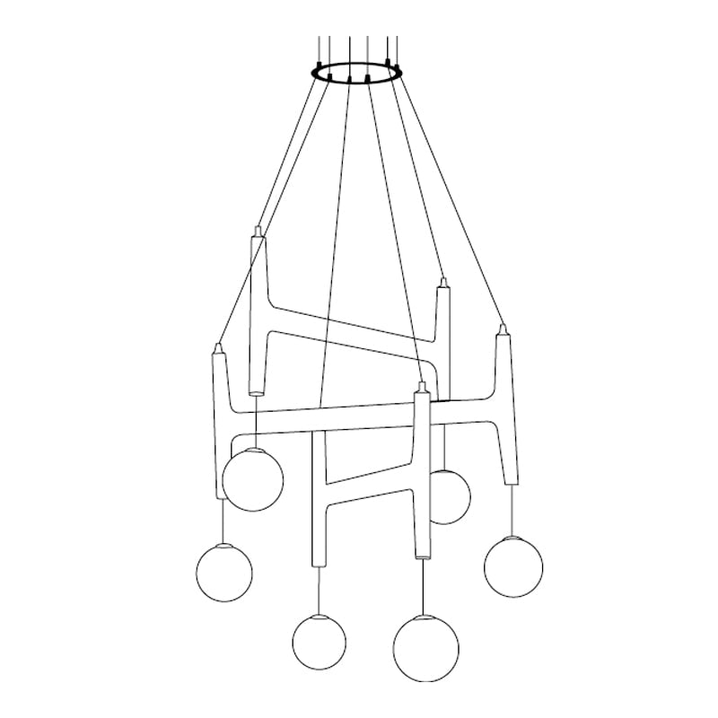 Astra Chandelier - Lumpaz