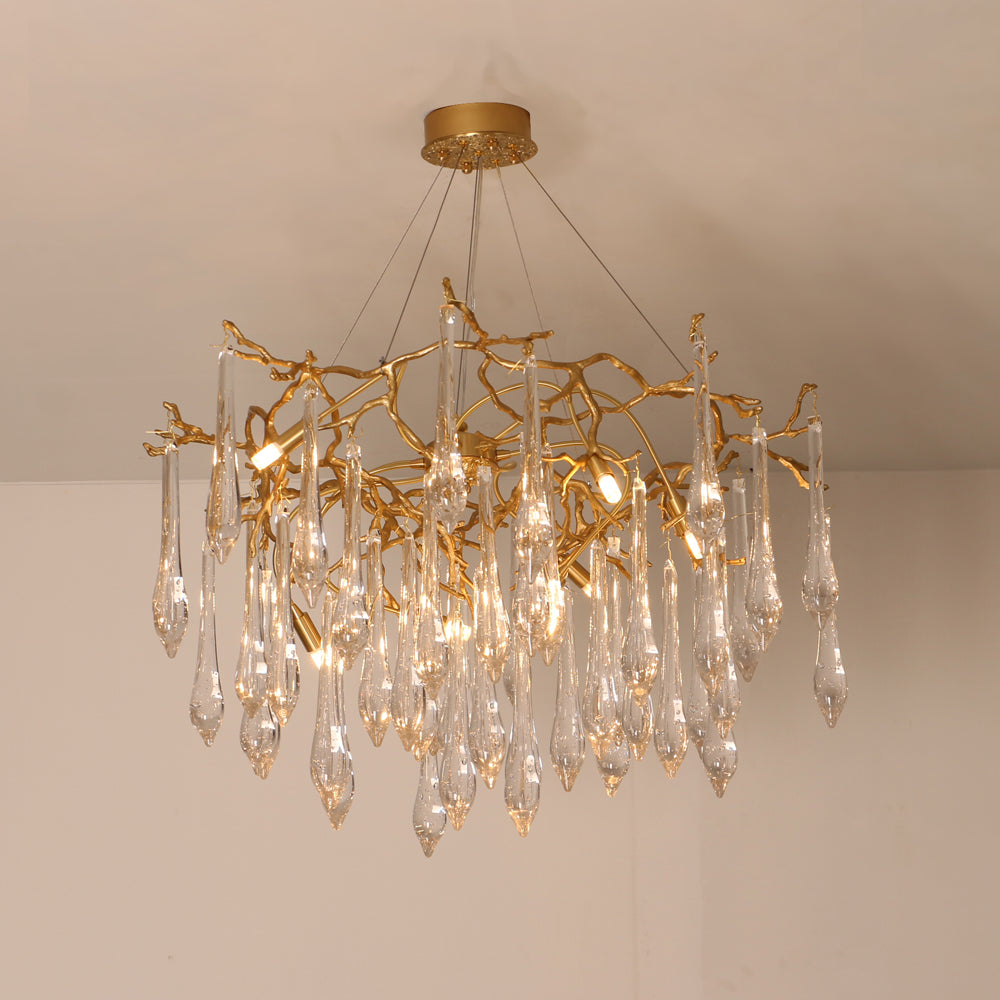 Branchs Brass Chandelier - Lumpaz