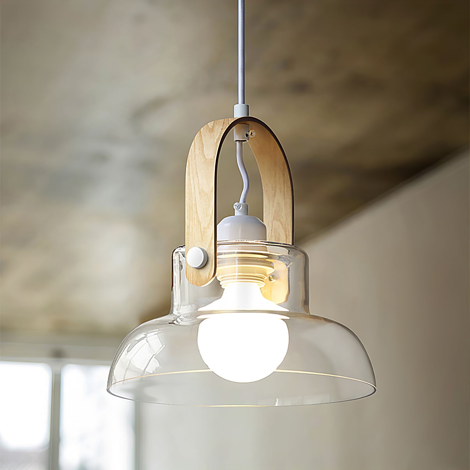 Skandi Glass Pendant Lamp - Lumpaz