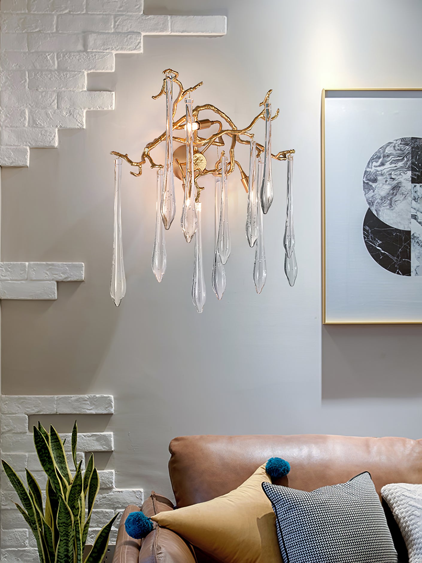 Aqua Salix Wall Lamp - Lumpaz