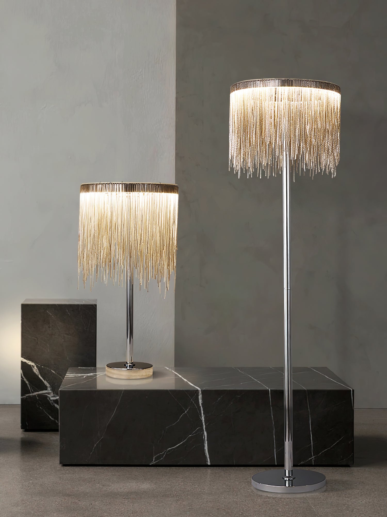 Cadena Tassel Floor Lamp - Lumpaz