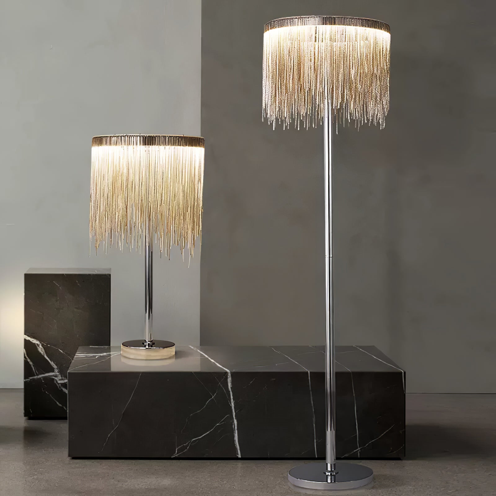 Cadena Tassel Floor Lamp - Lumpaz