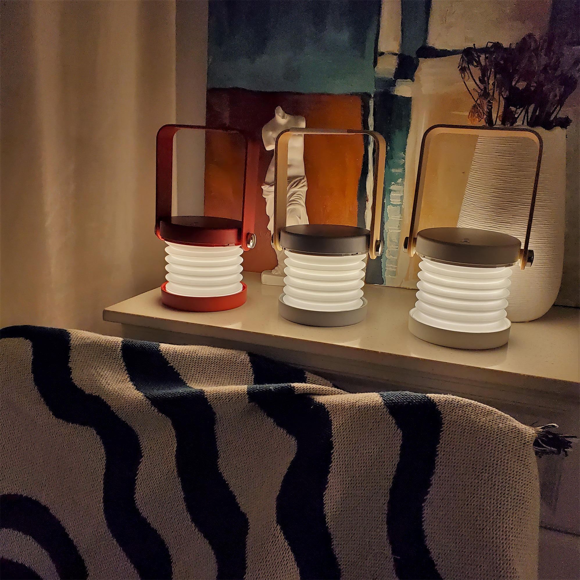 Portable Lantern Table Lamp - Lumpaz