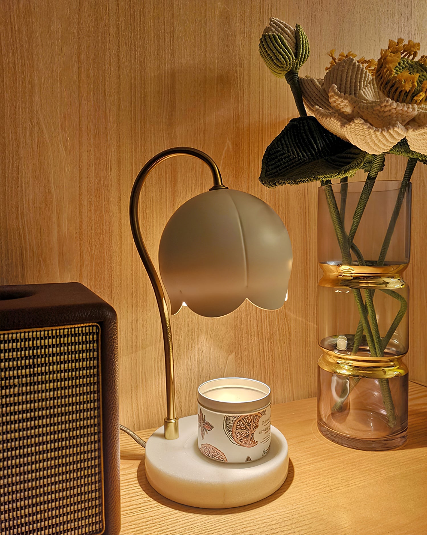 Flower Candle Warmer Lamp - Lumpaz
