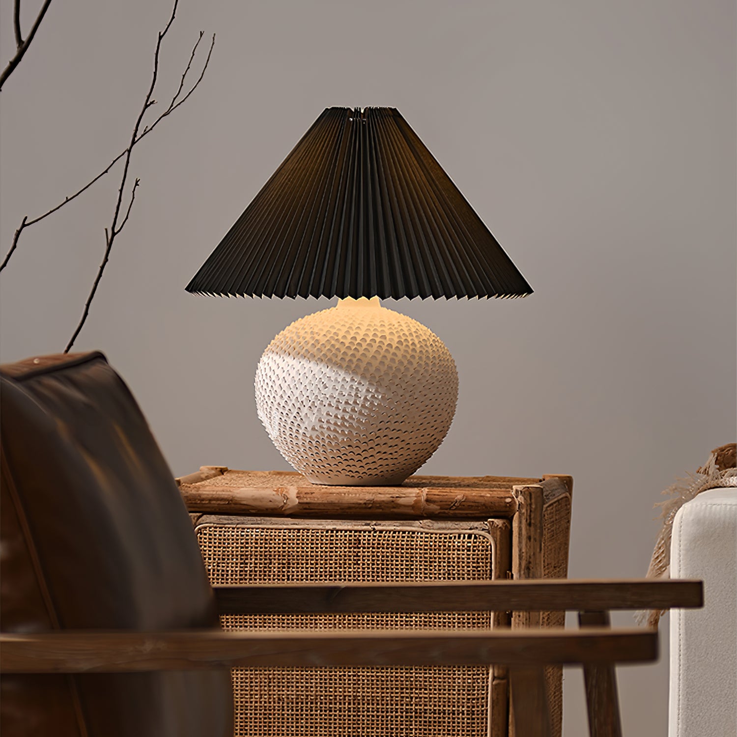 Textured Ceramic Table Light - Lumpaz
