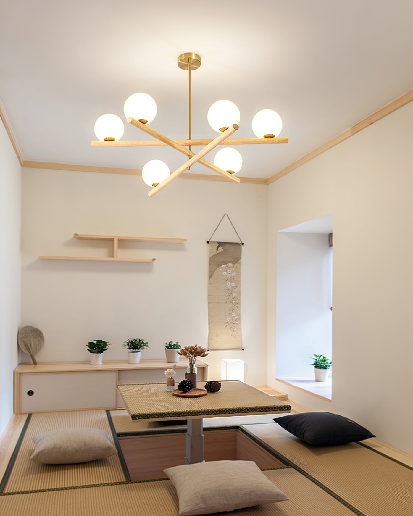 Line Ball Chandelier - Lumpaz
